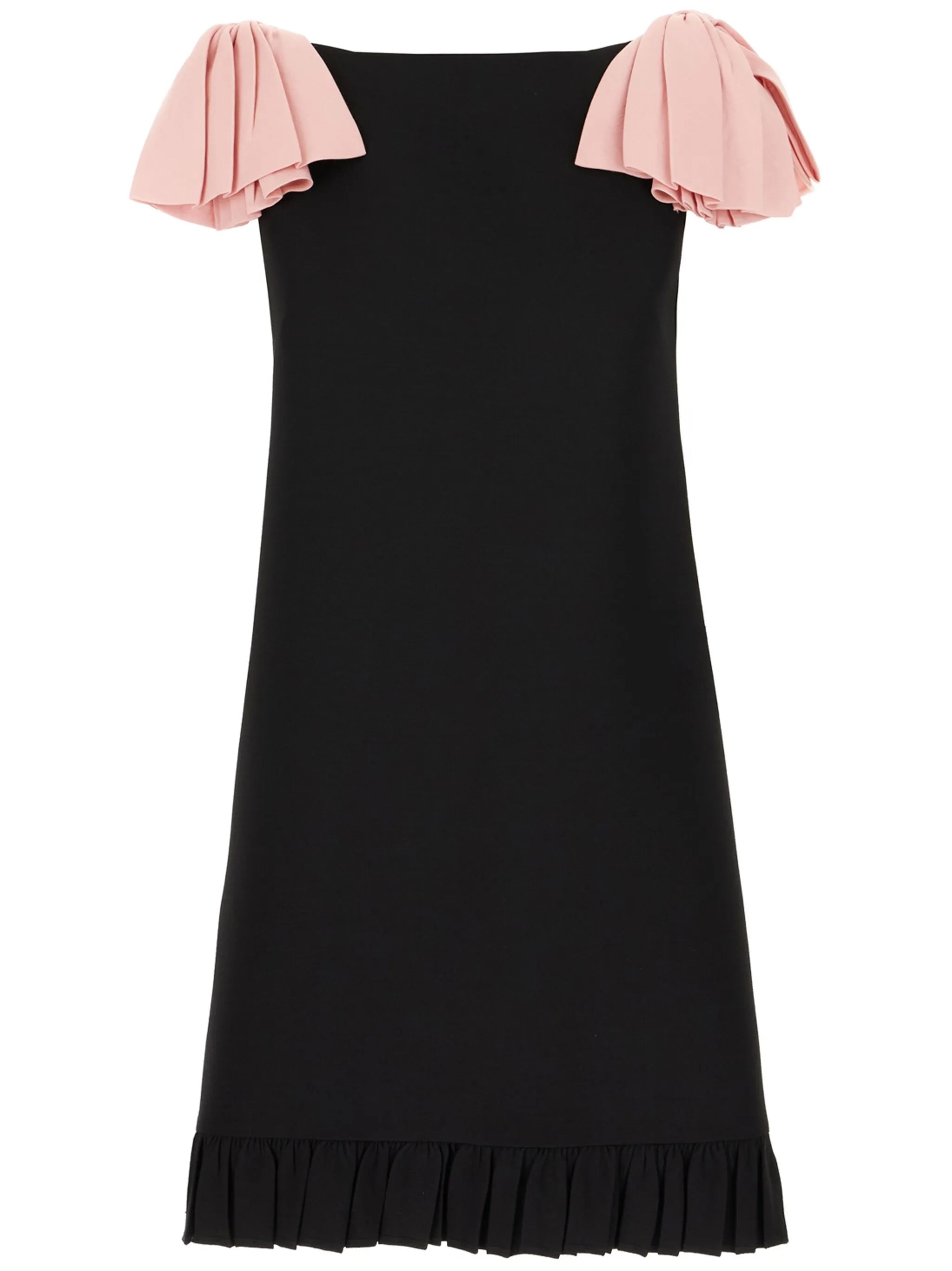 crepe mini dress - Thumbnail 1
