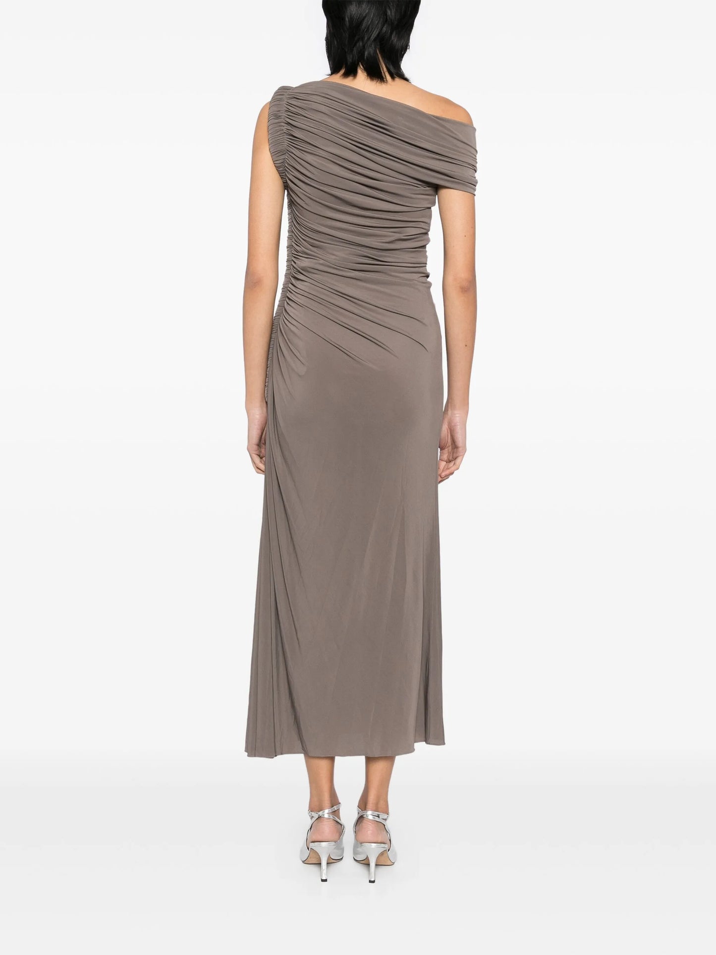 draped jersey dress