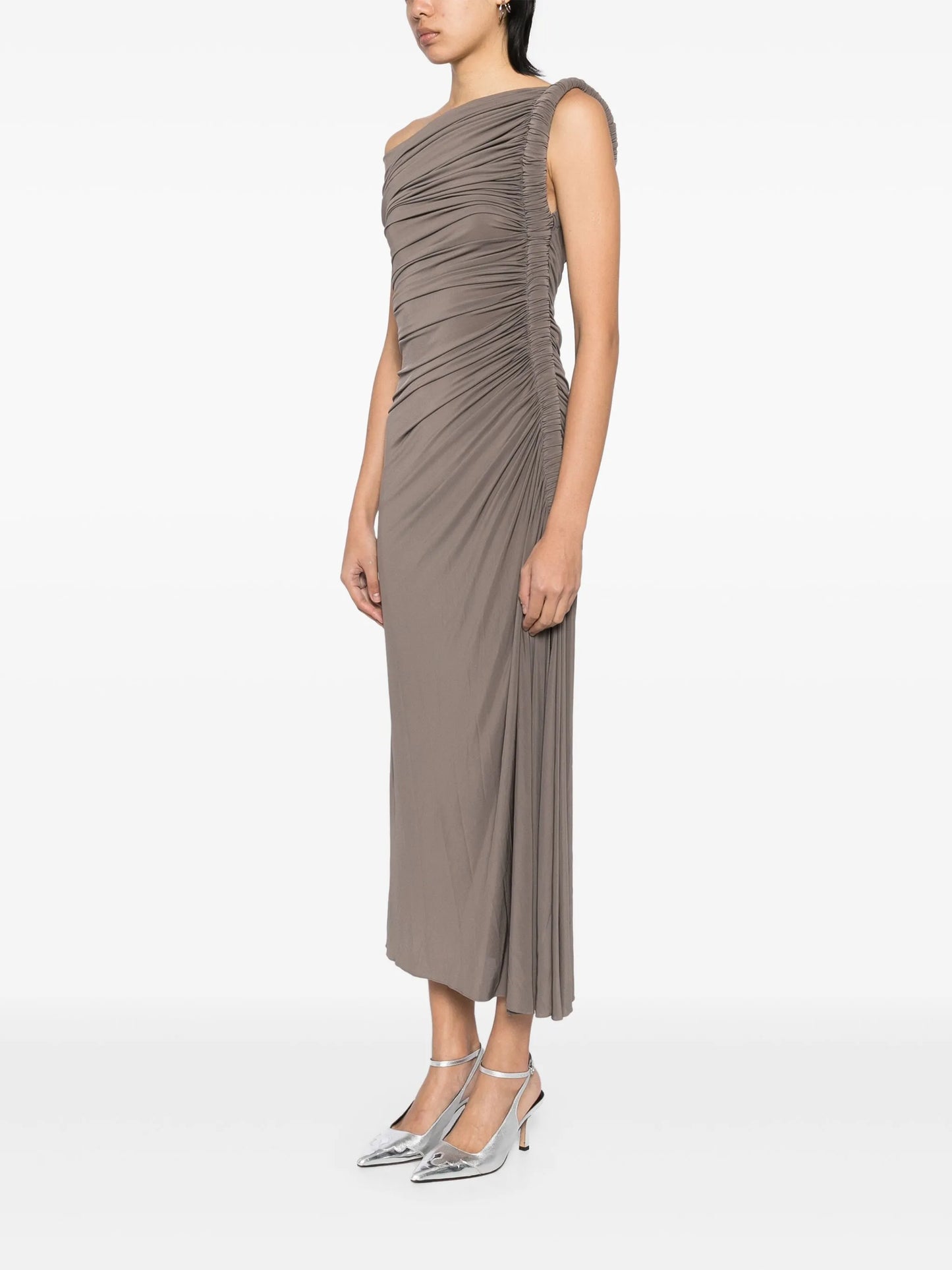 draped jersey dress