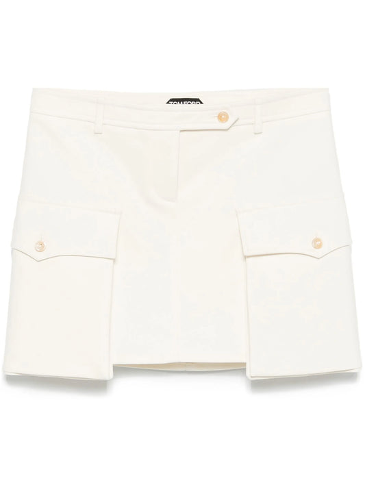 cotton mini skirt