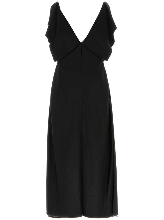 V-neck maxi dress