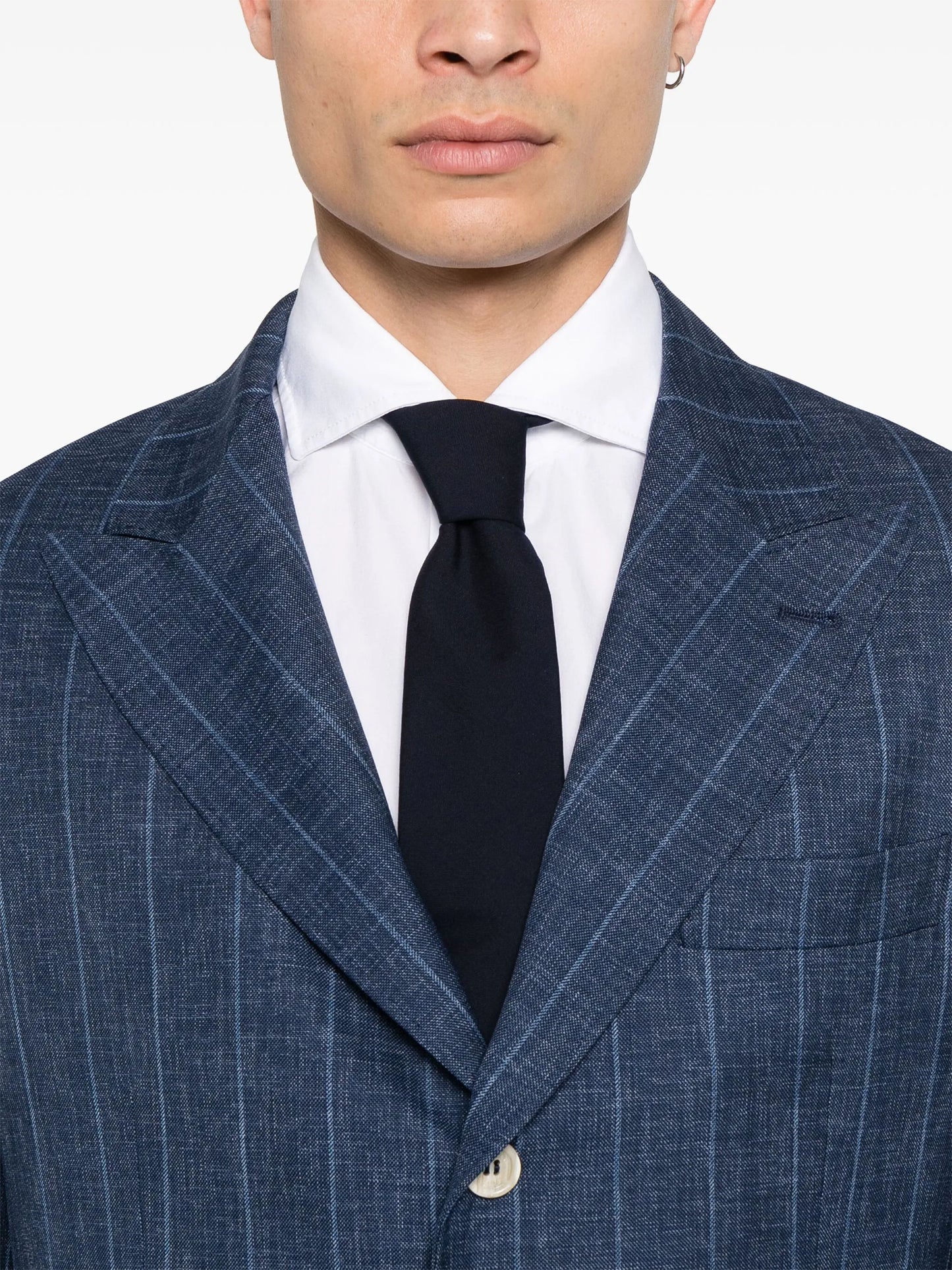 striped suit