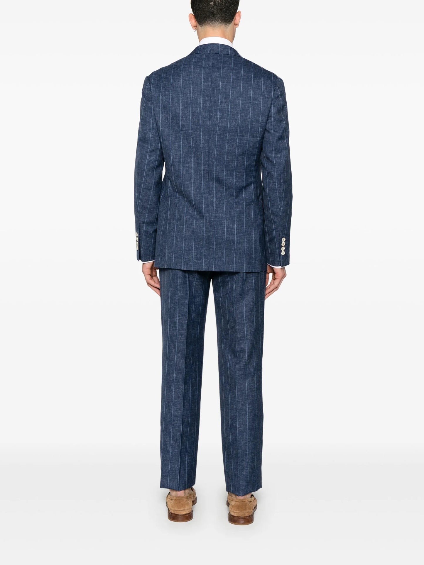 striped suit