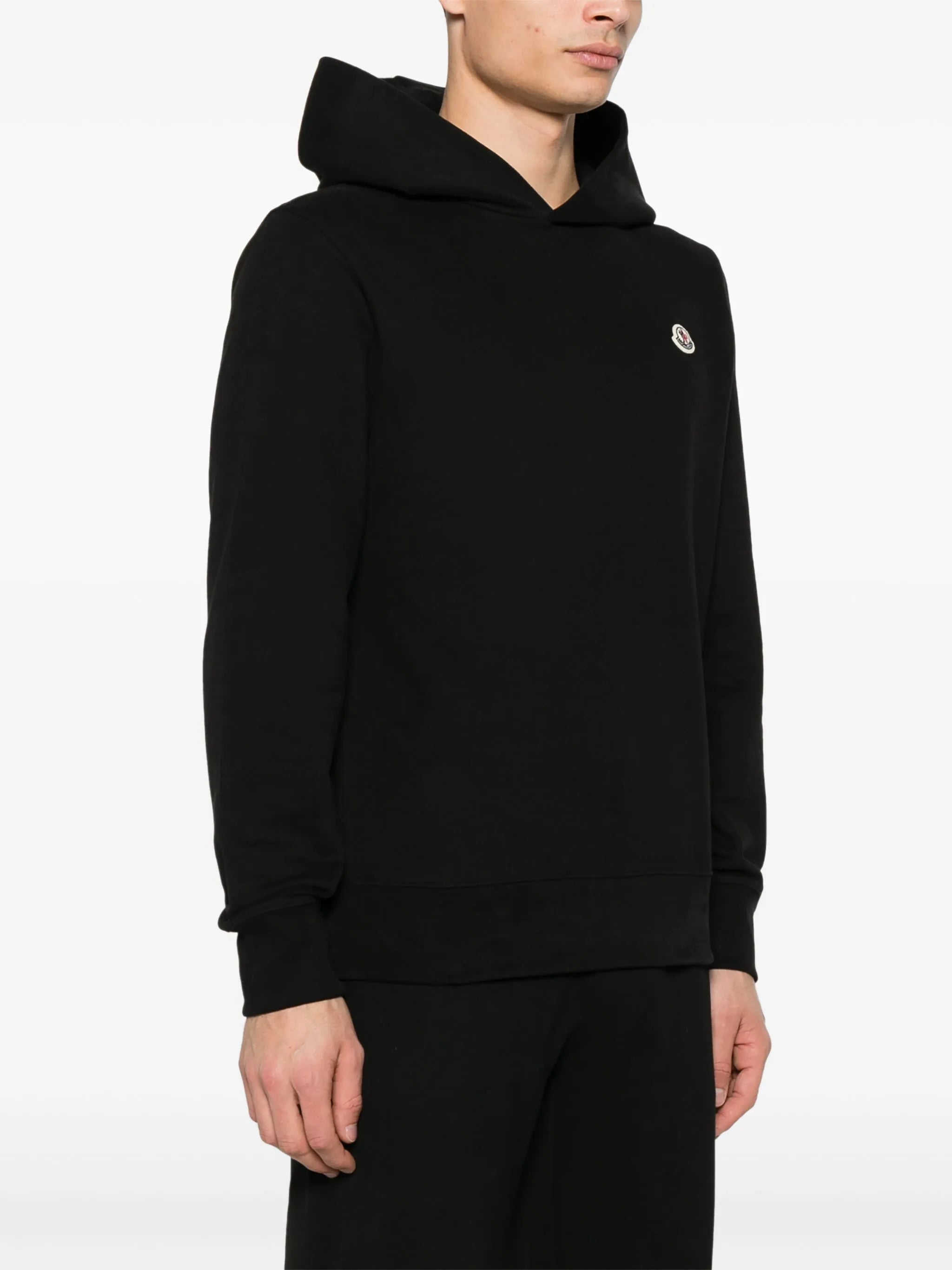 logo-appliqué hoodie