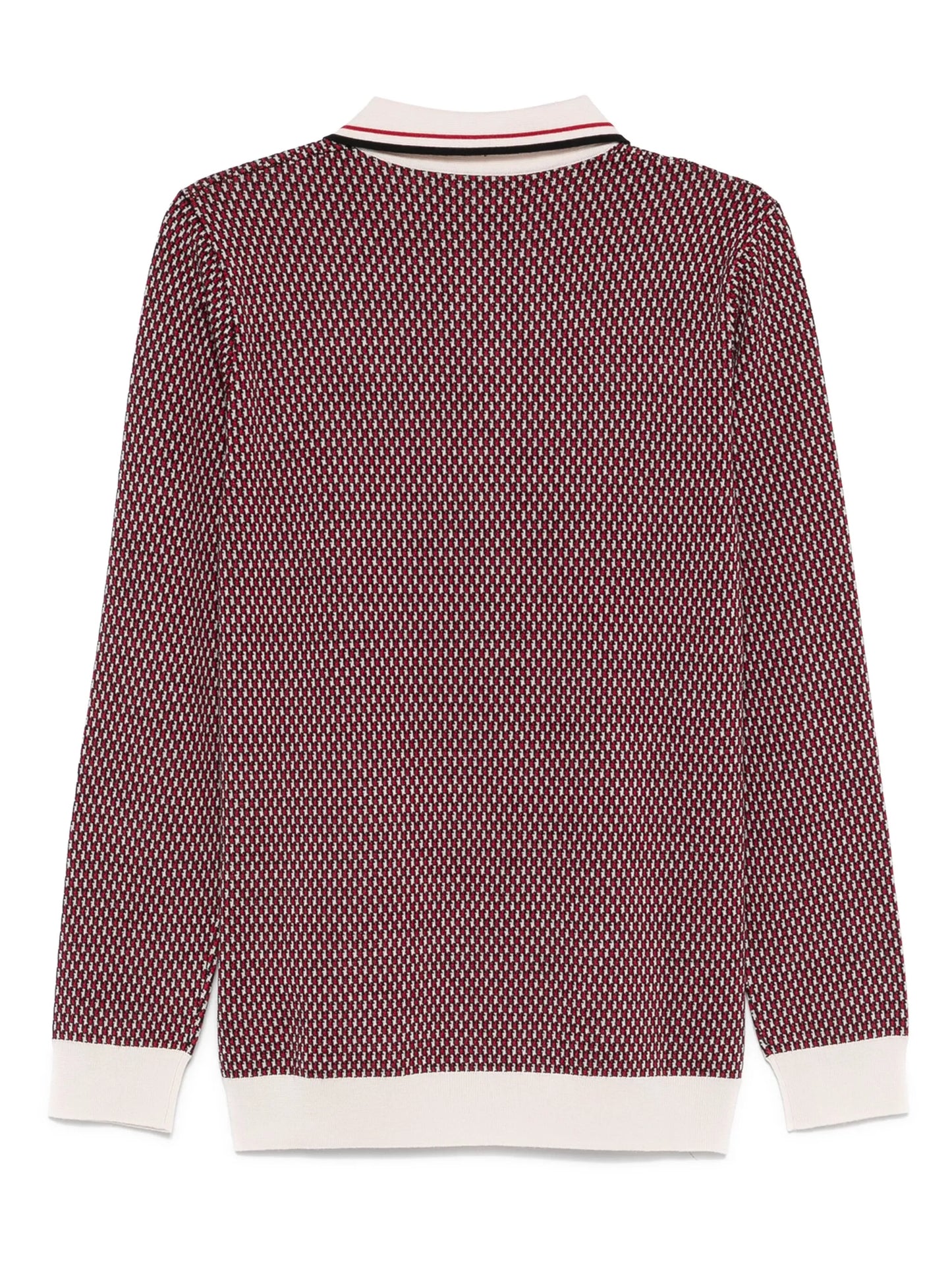 knitted polo shirt