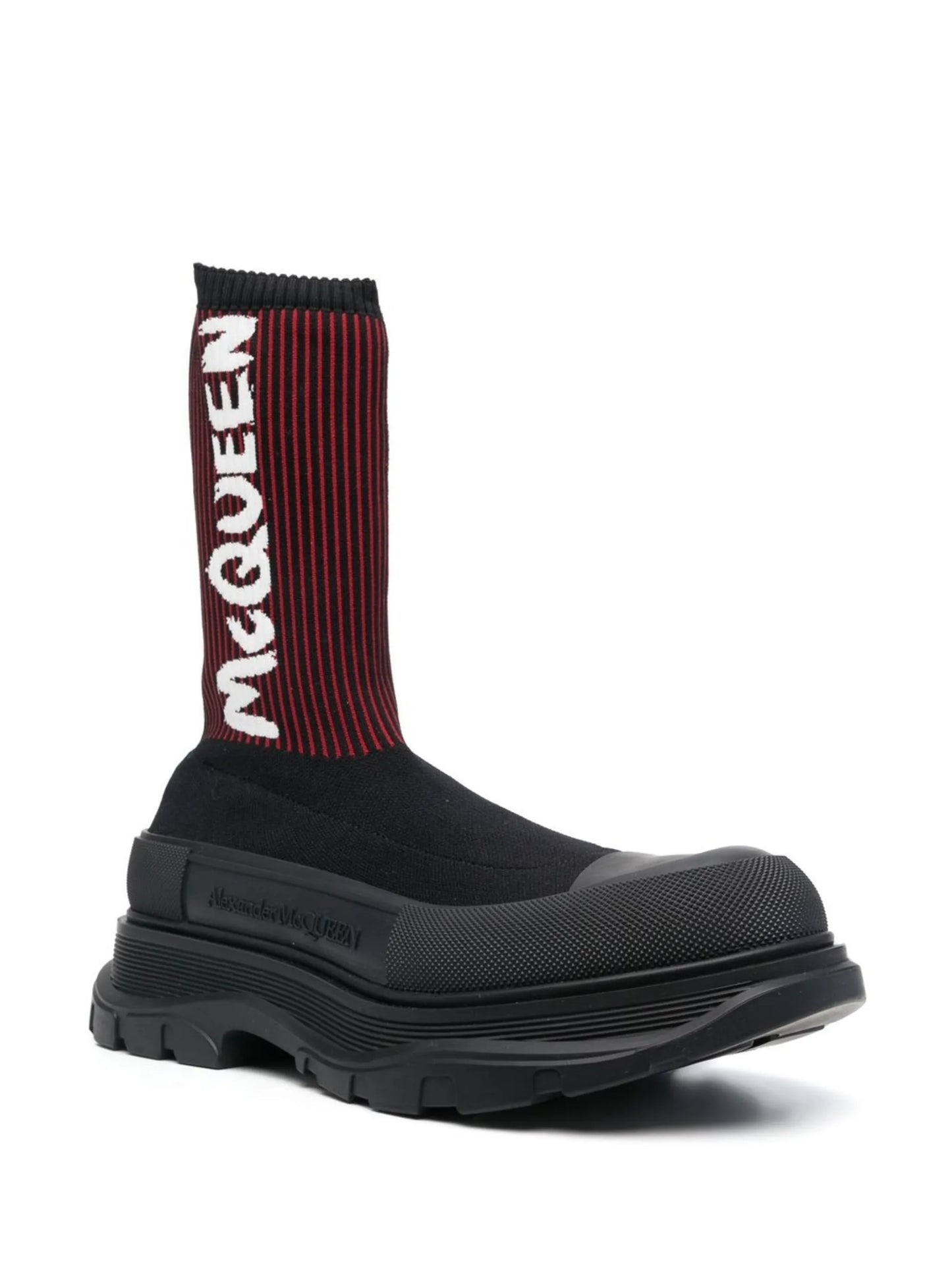Tread Slick Sock Boot "Black Red"
