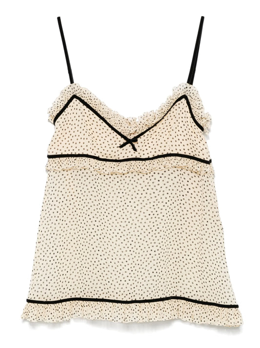polka dot camisole