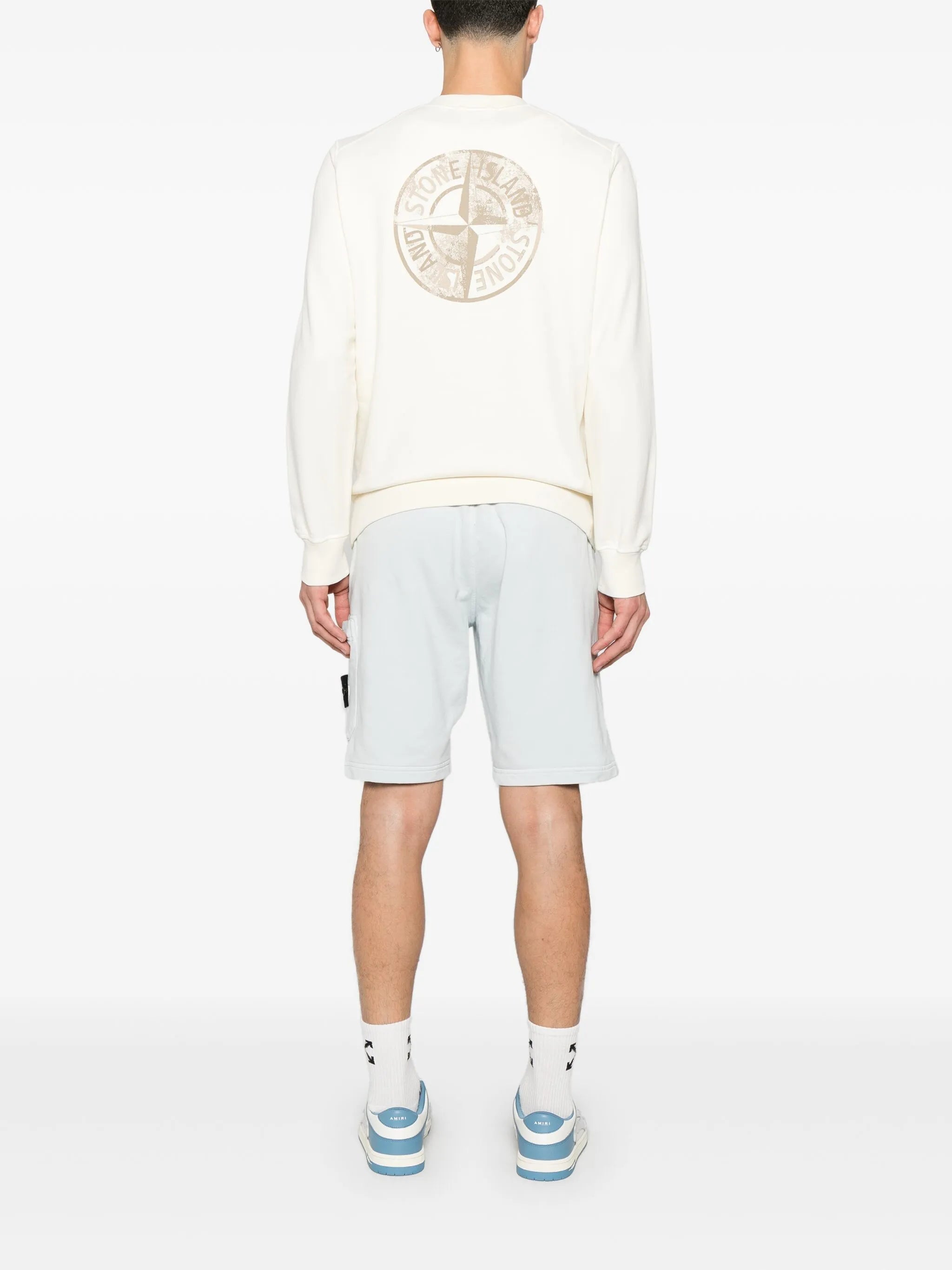 Compass-motif sweatshirt