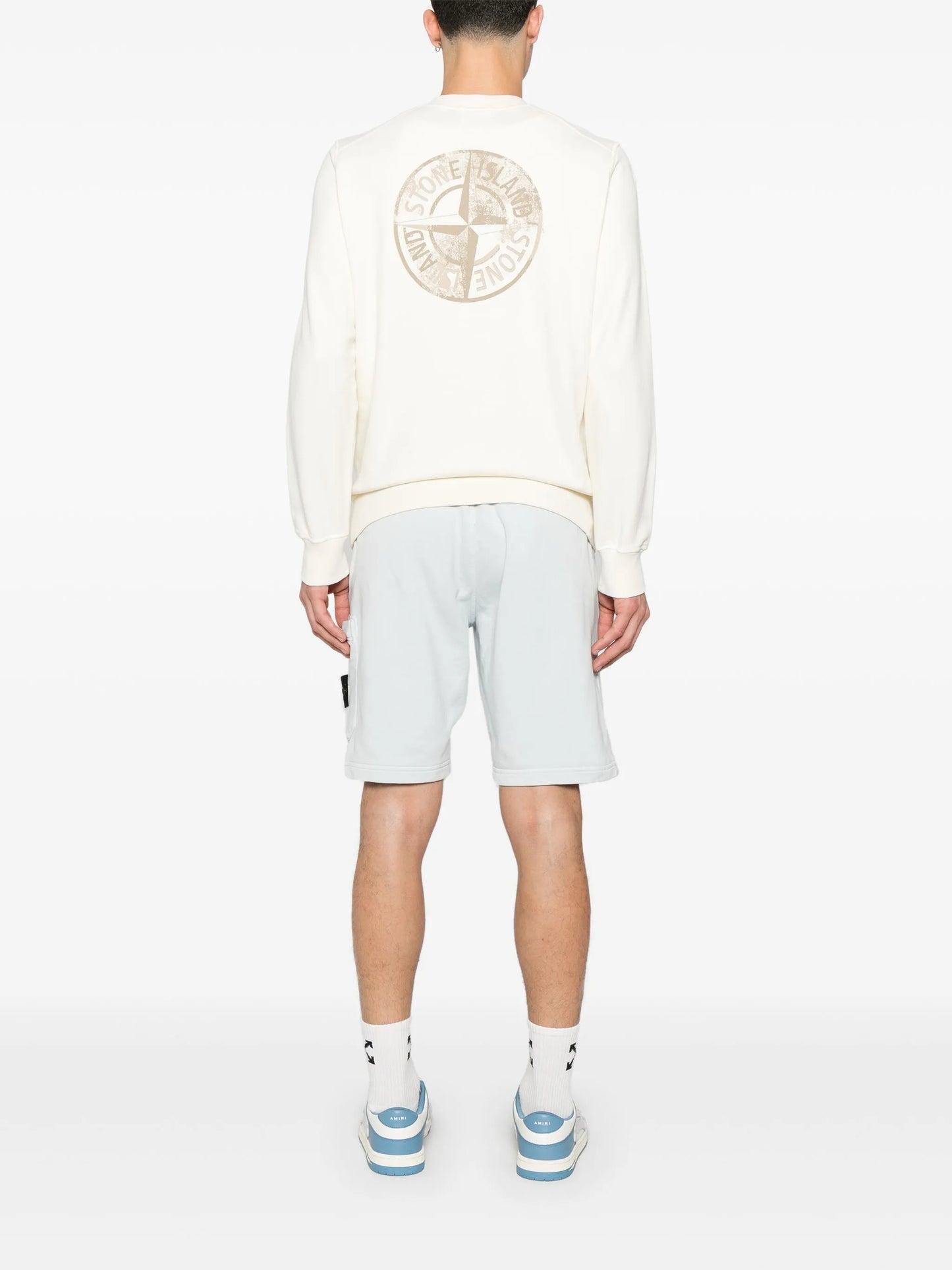 Compass-motif sweatshirt