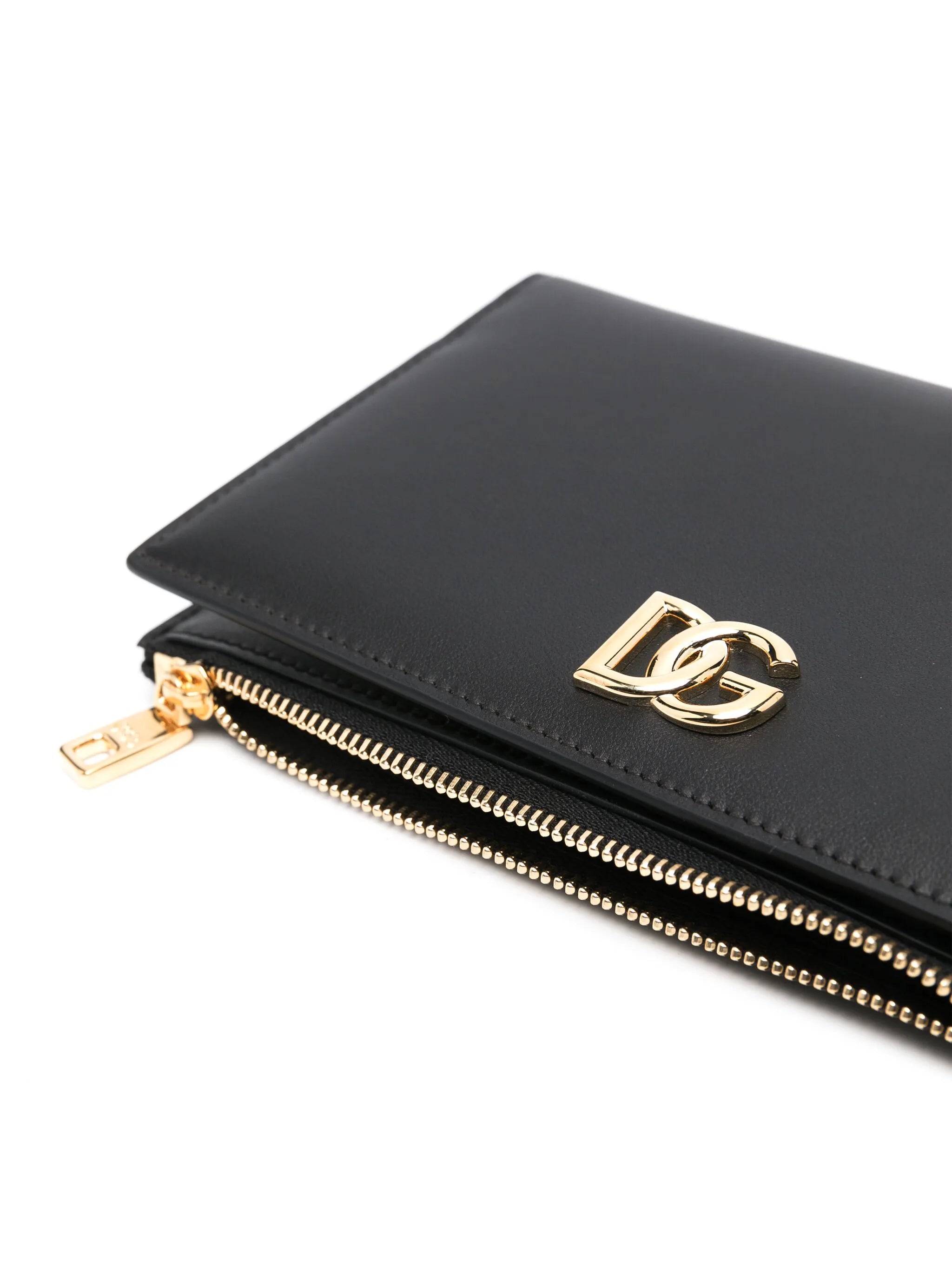 logo-lettering clutch bag