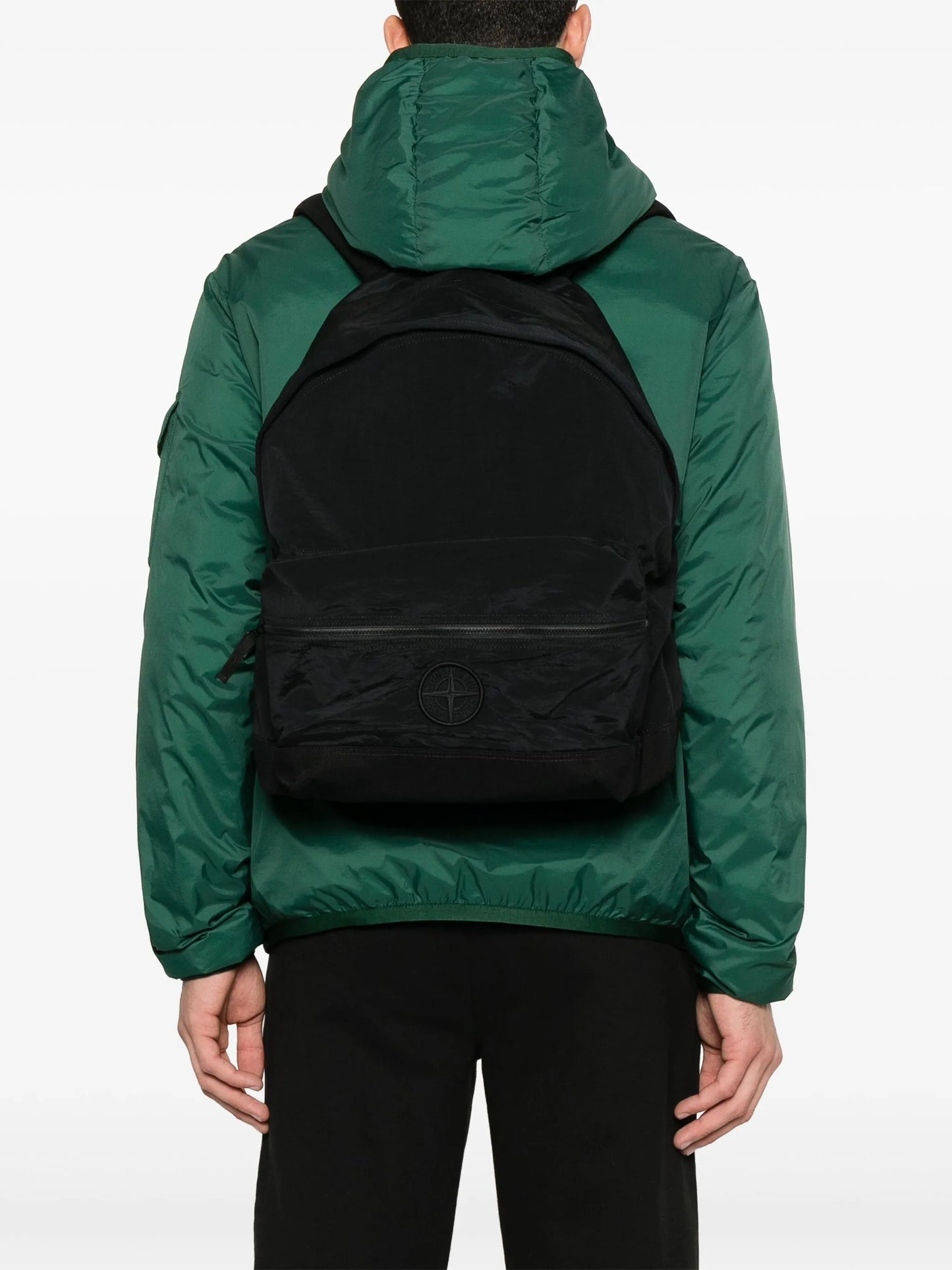 Compass-motif backpack