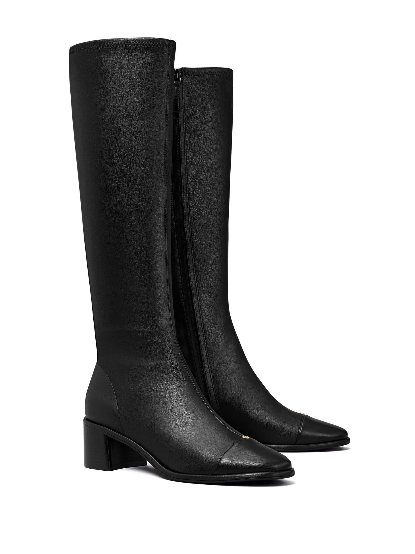 55mm cap-toe knee-high boots