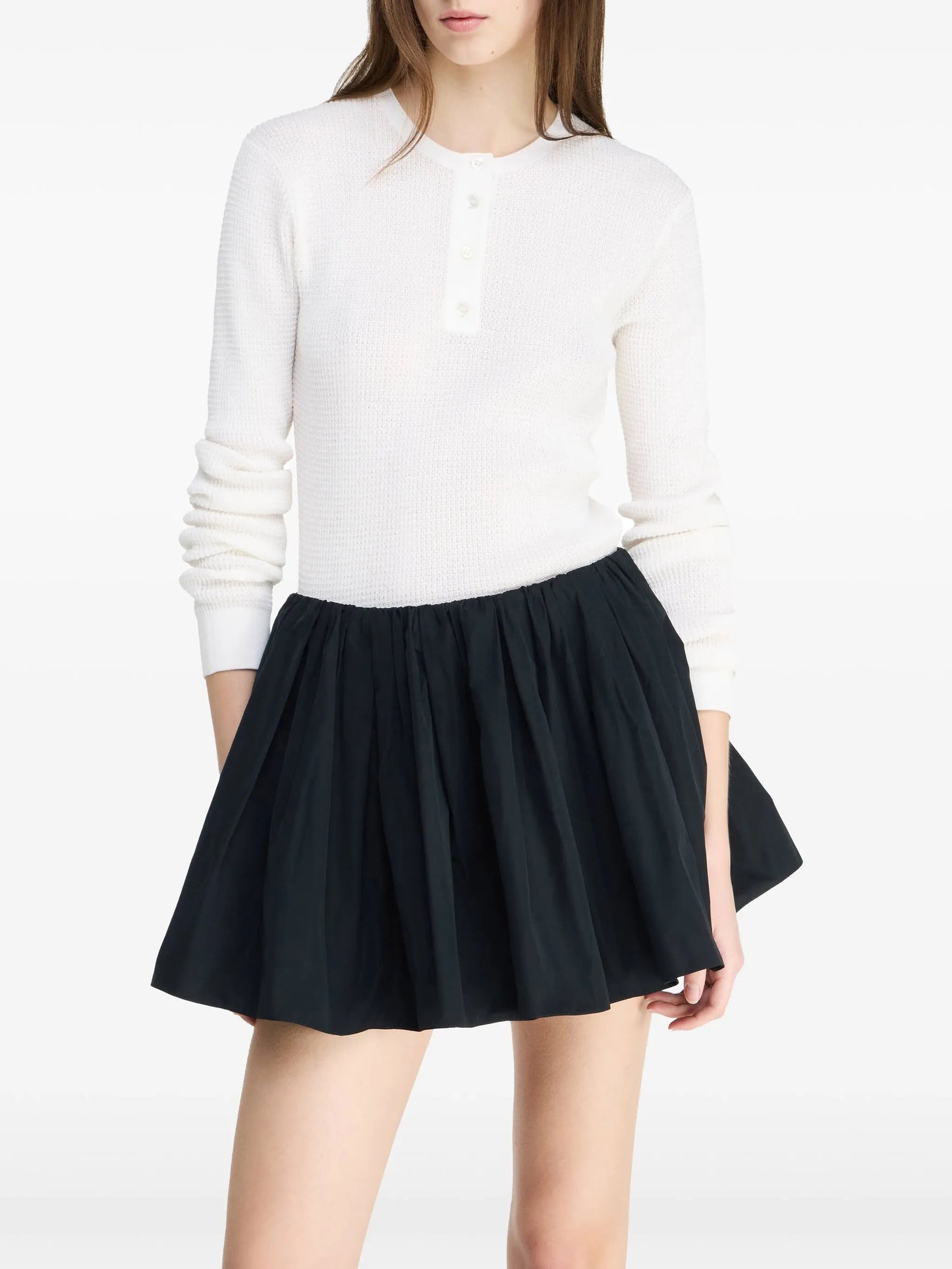 gathered circle skort
