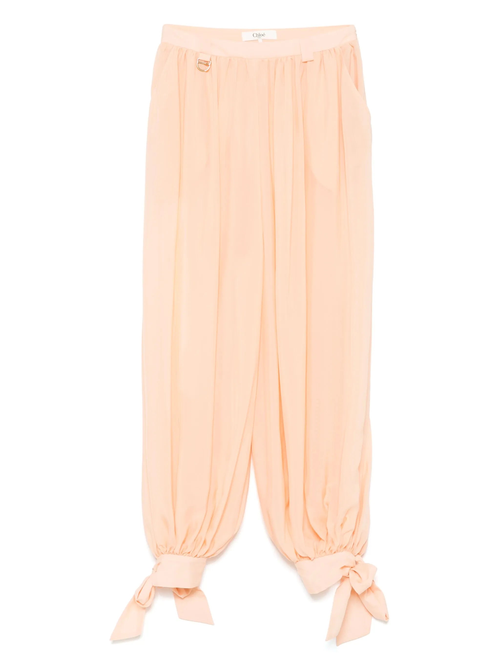 silk trousers