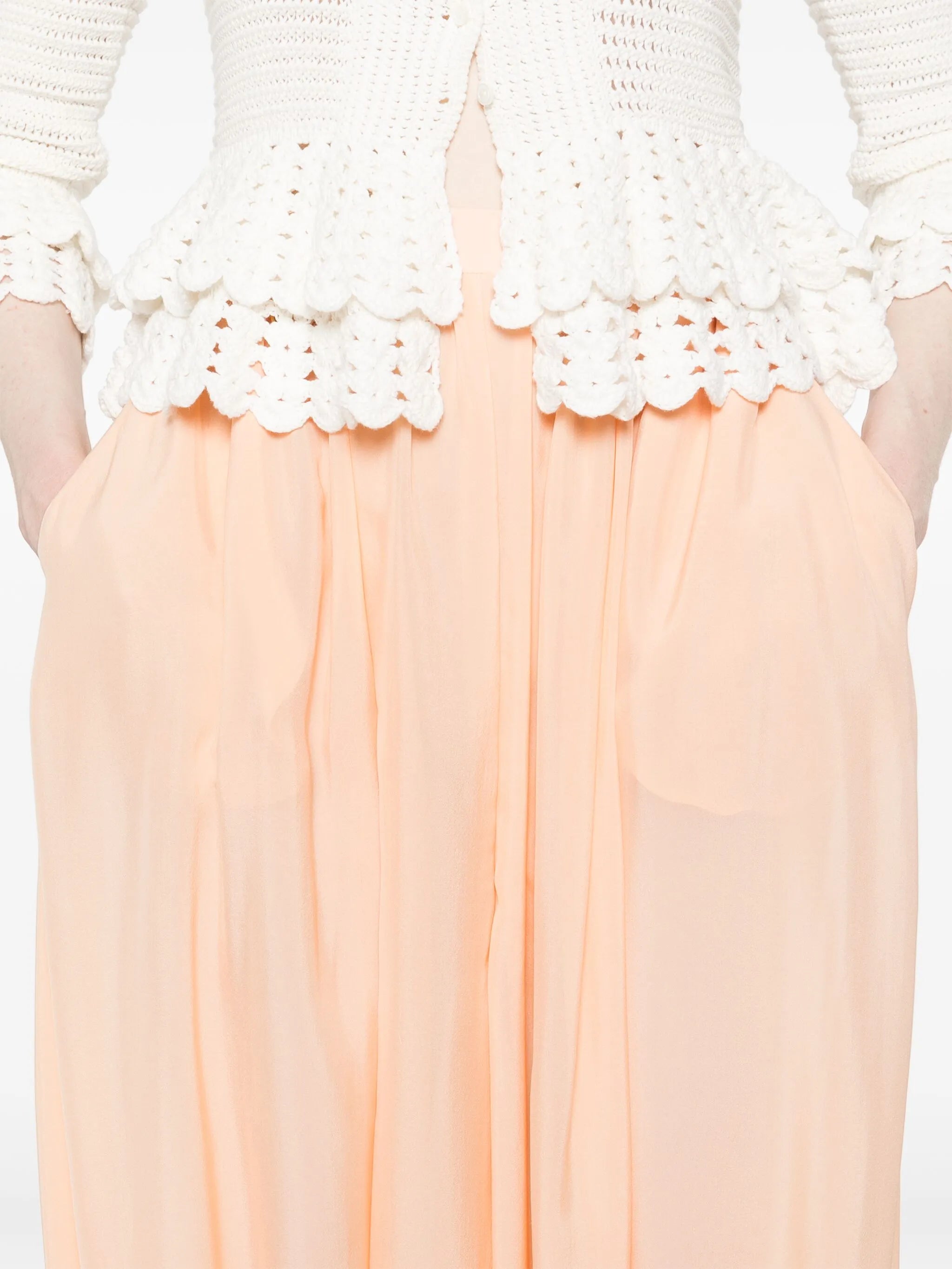 silk trousers