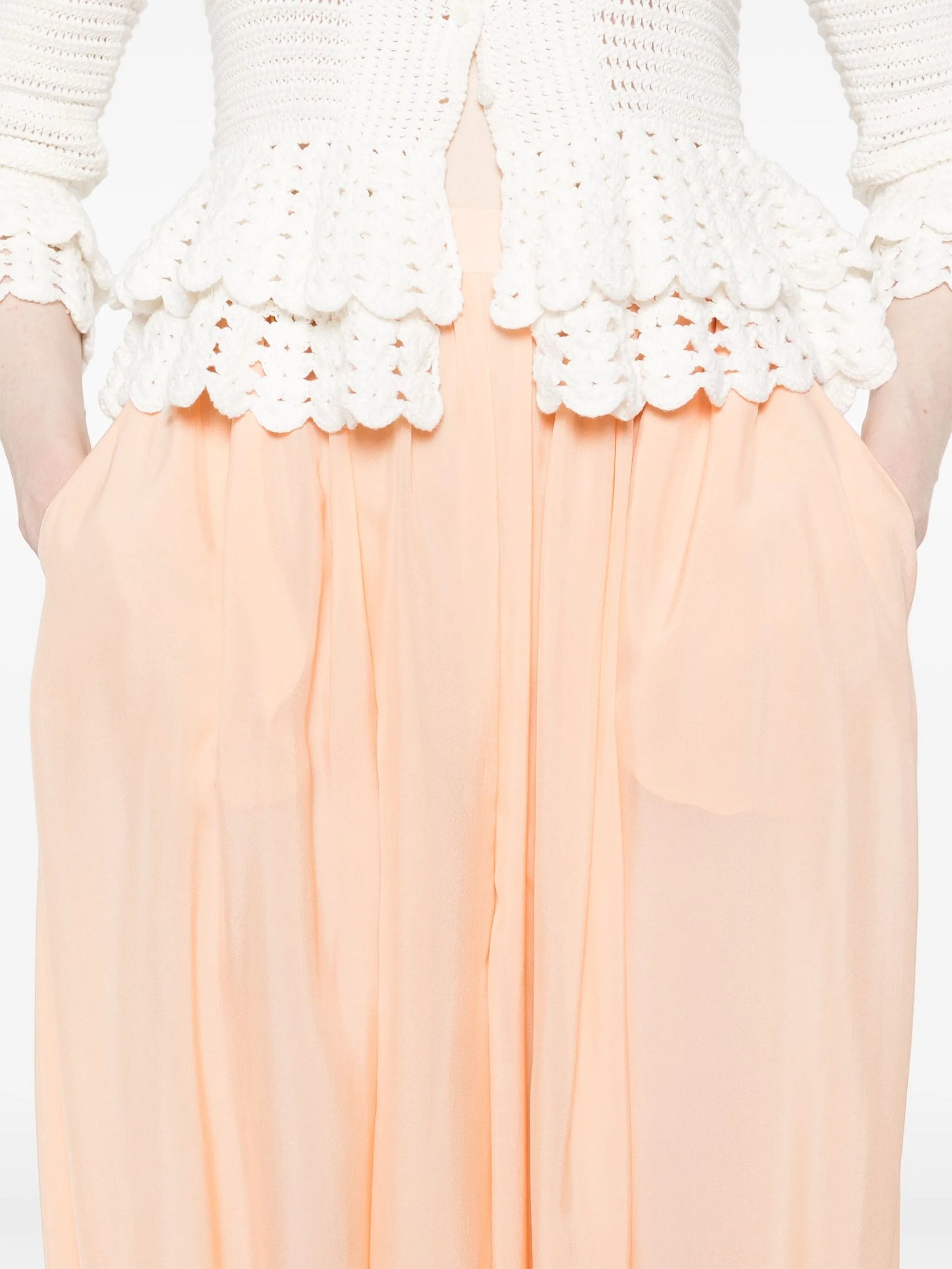 silk trousers