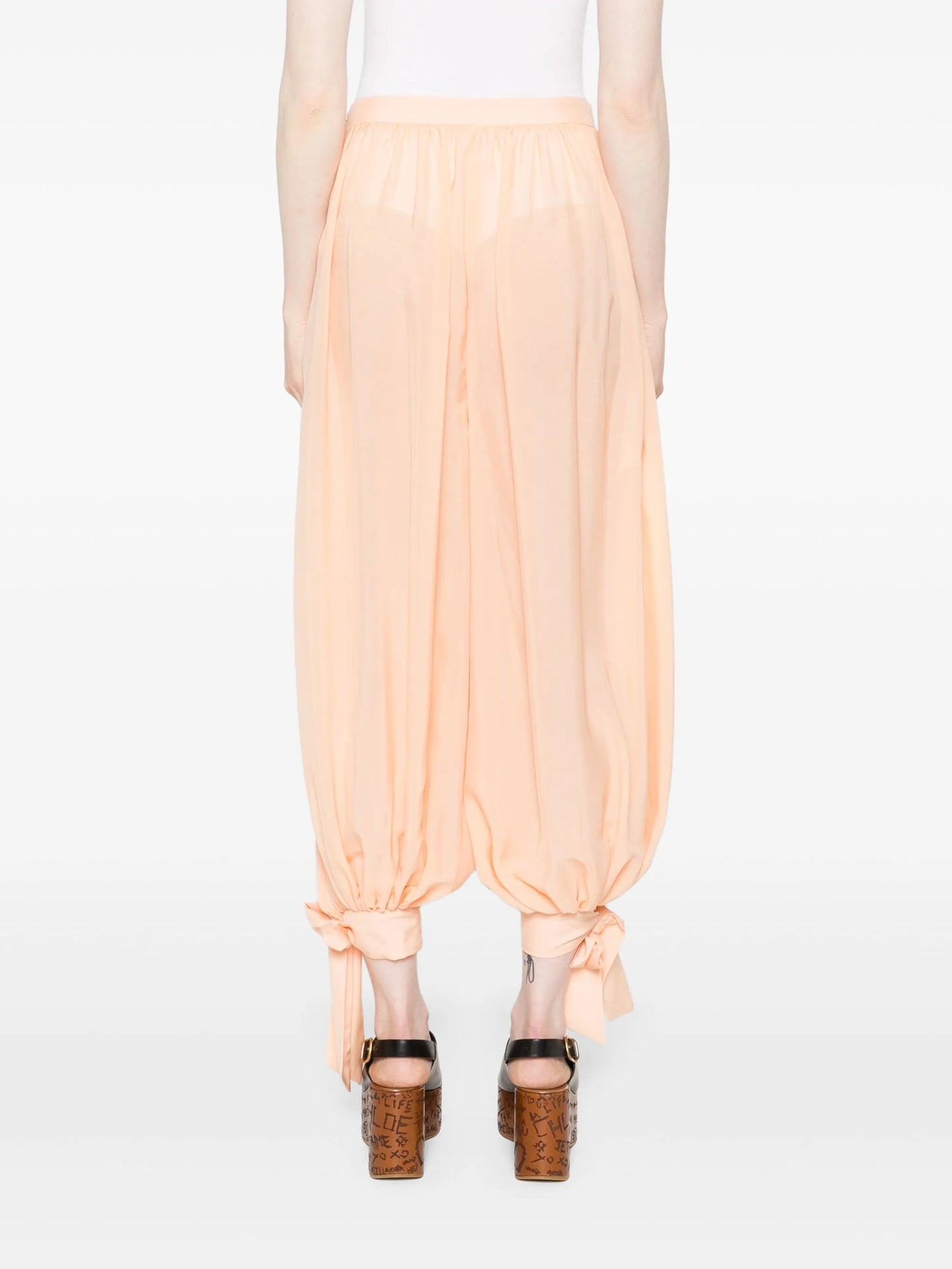 silk trousers
