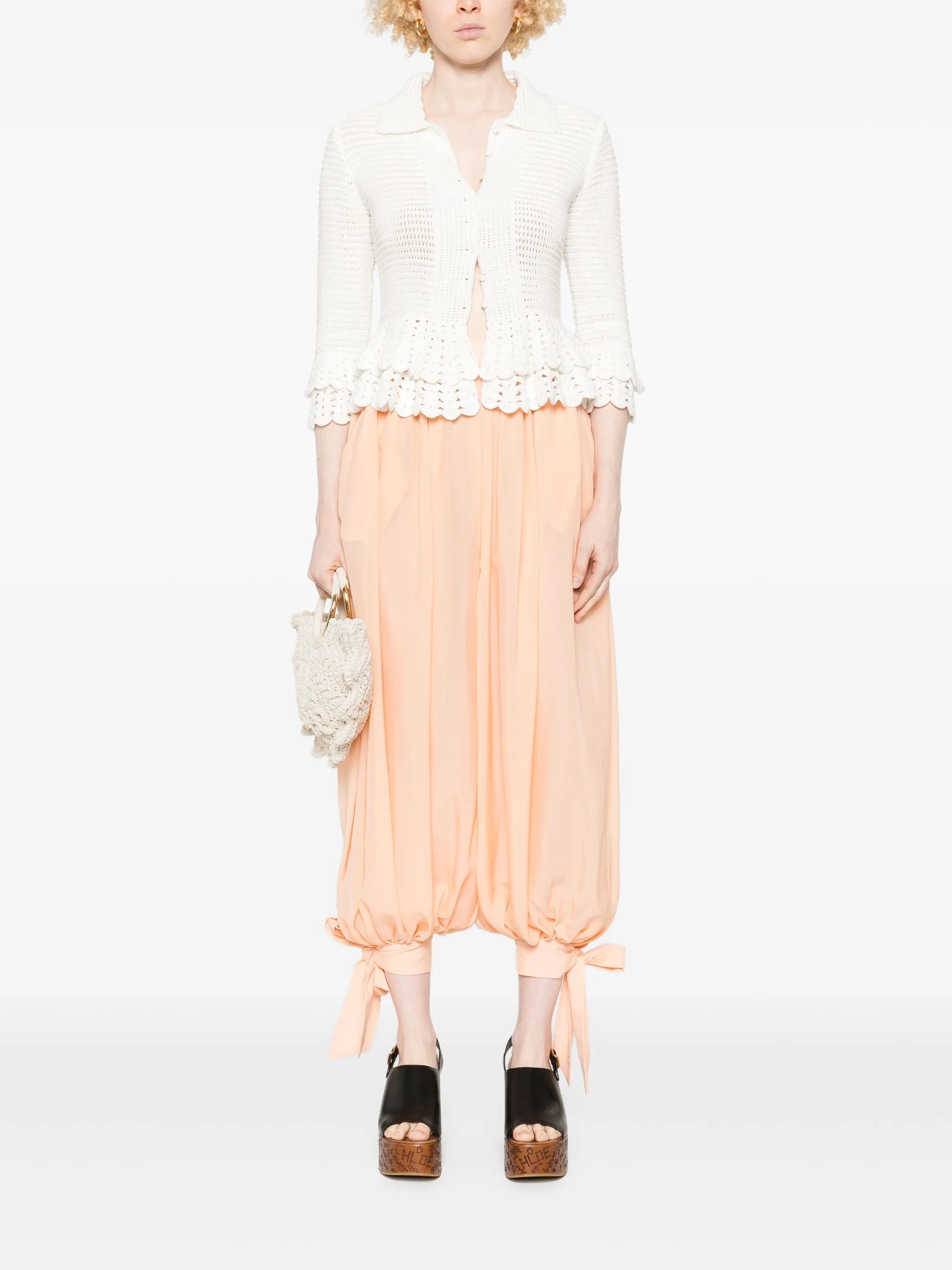 silk trousers