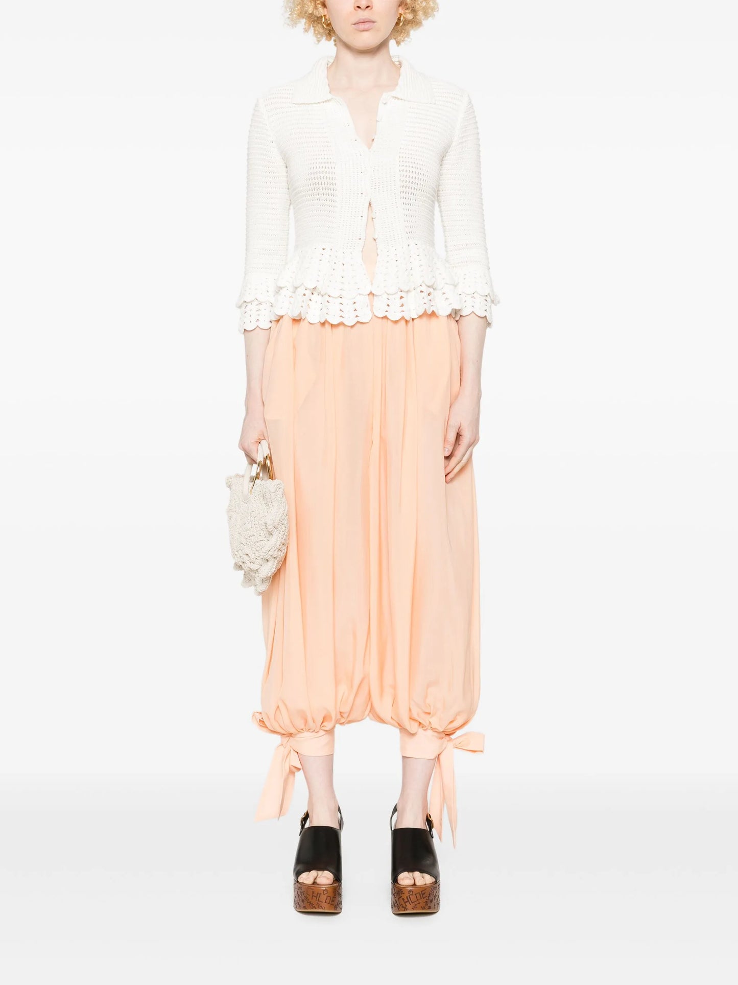 silk trousers