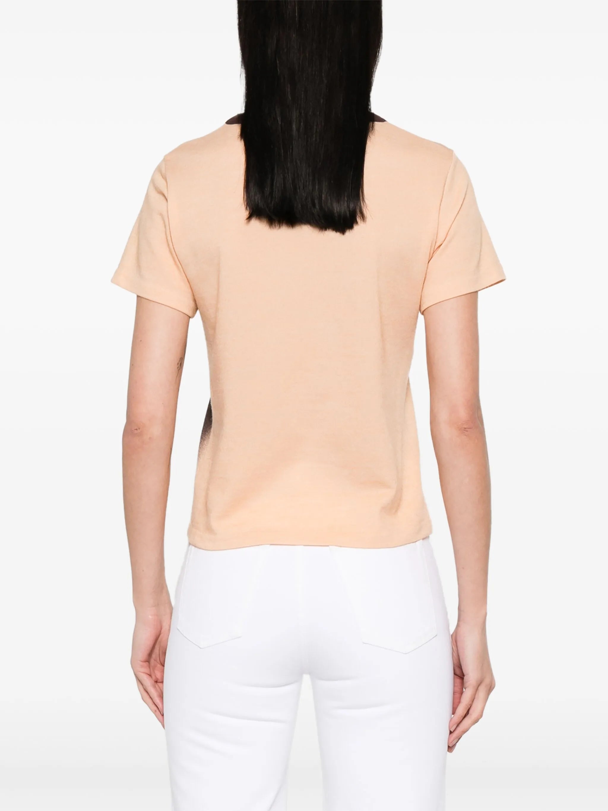 face print T-shirt