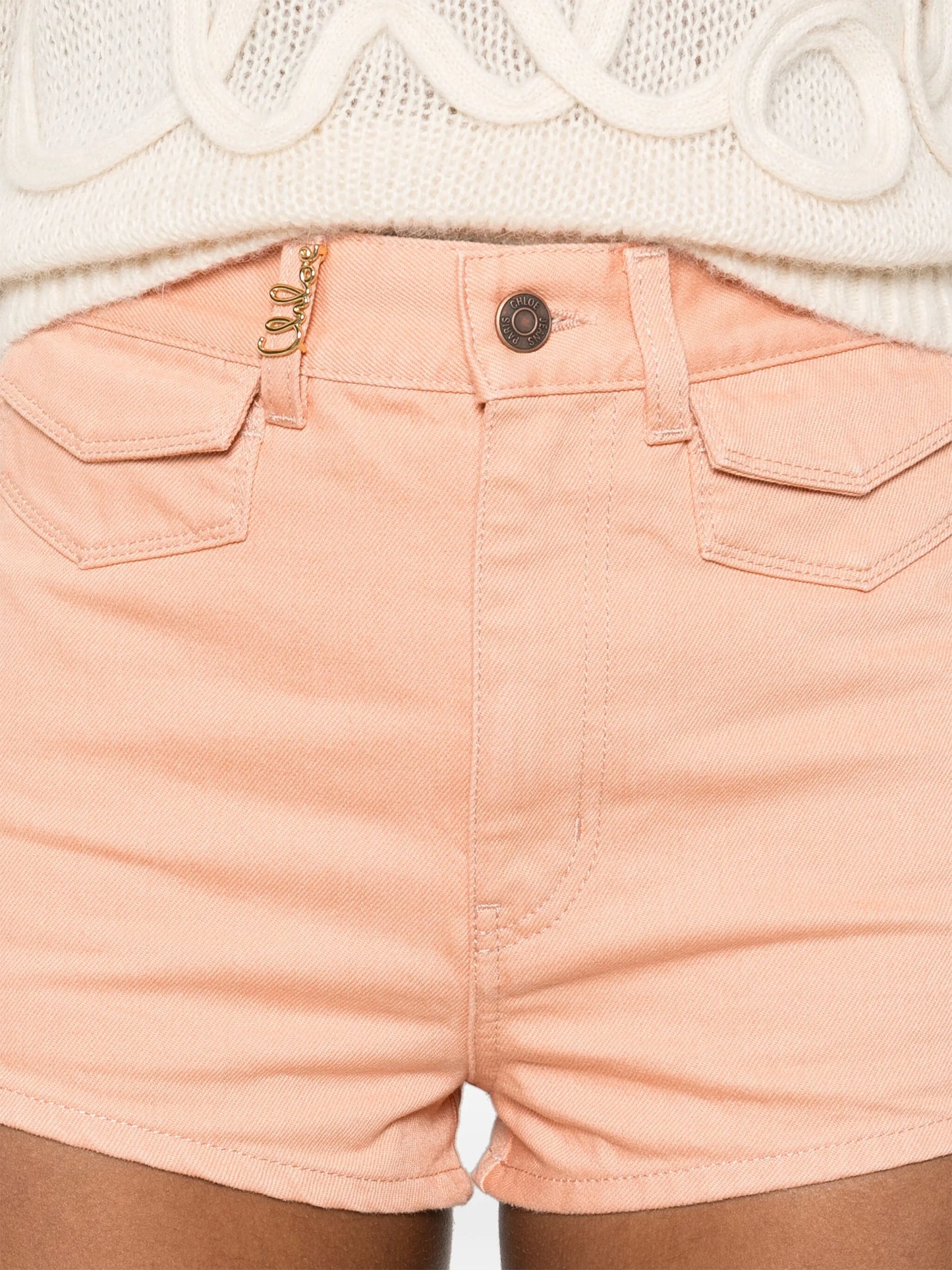 logo-plaque shorts