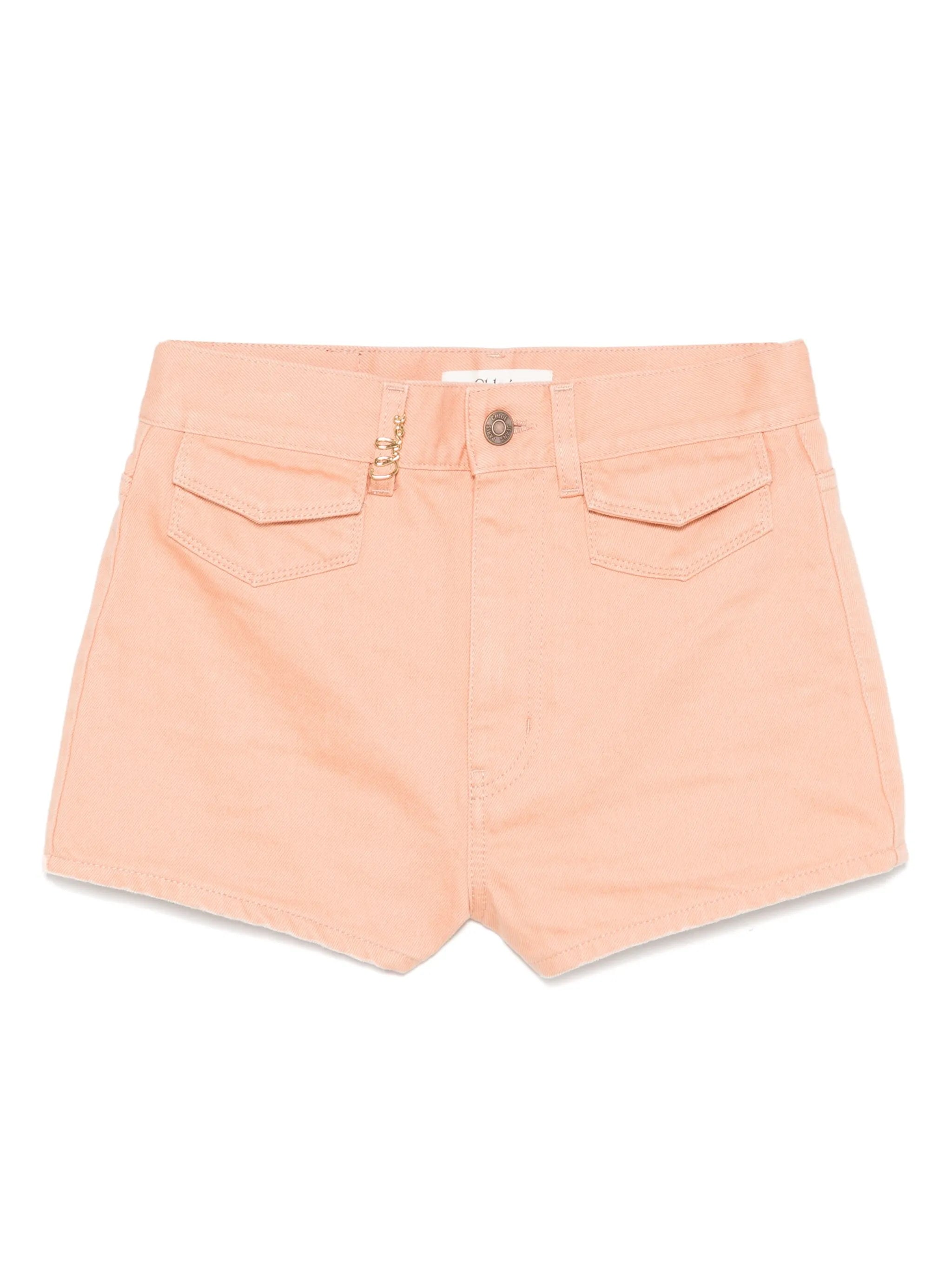 logo-plaque shorts