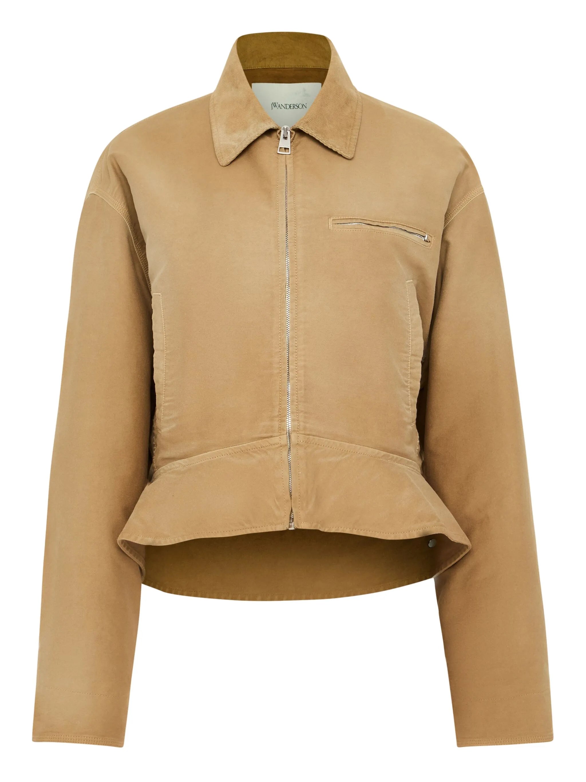 flared-hem jacket