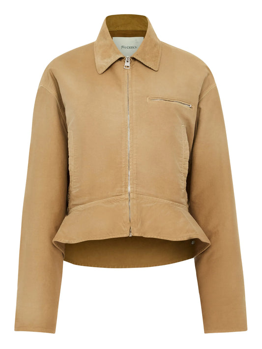 flared-hem jacket