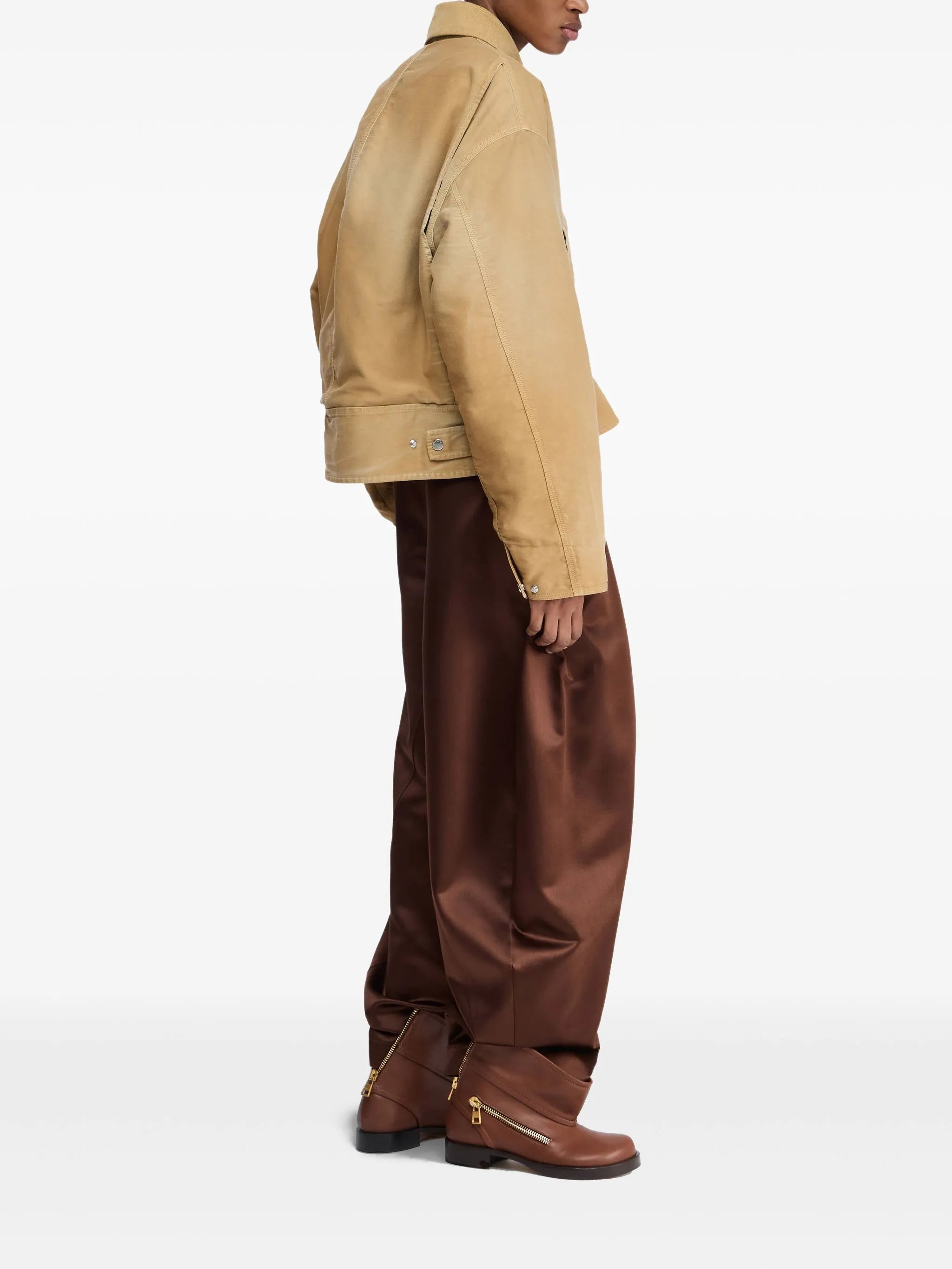 flared-hem jacket