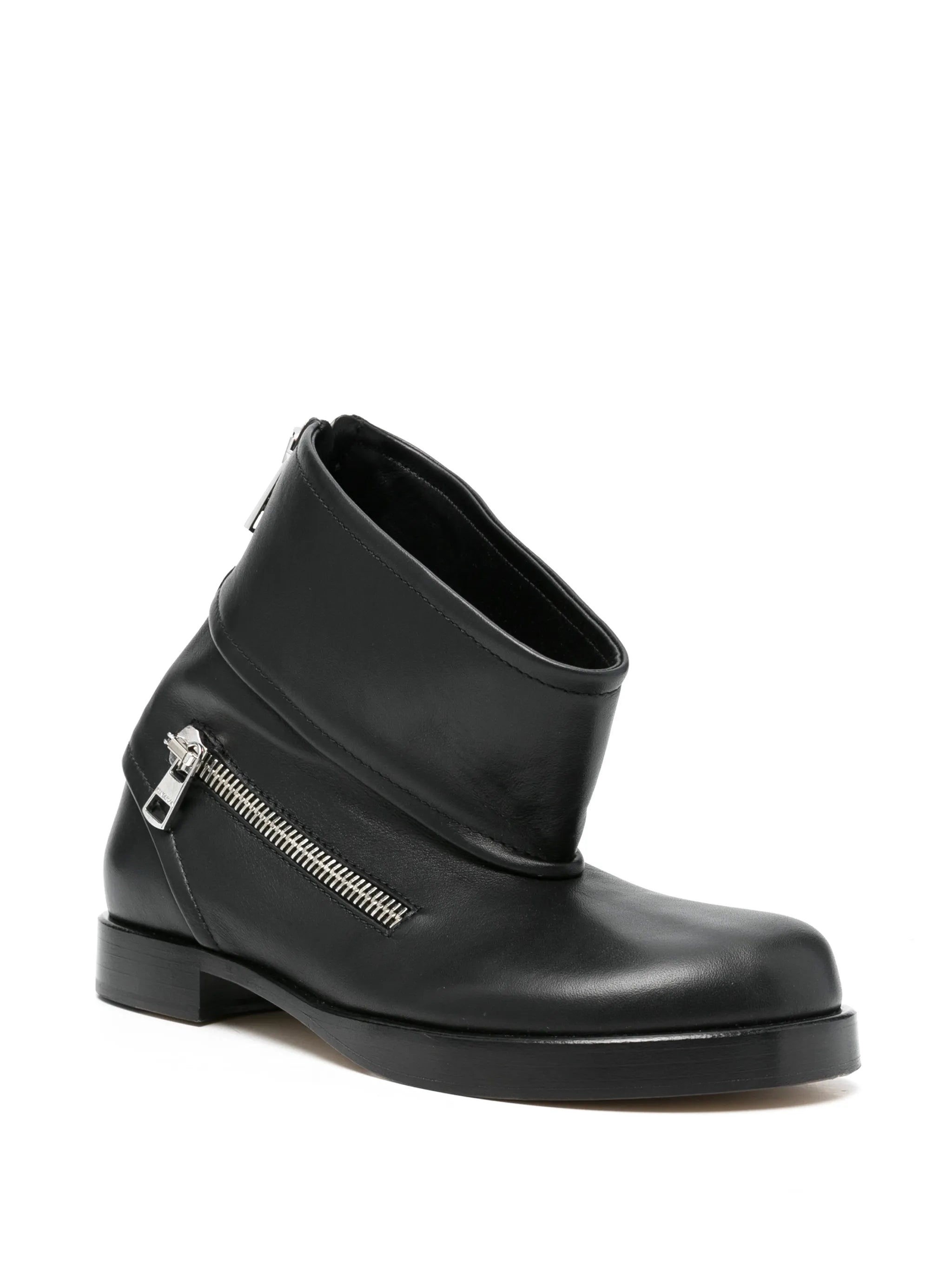 leather ankle boots