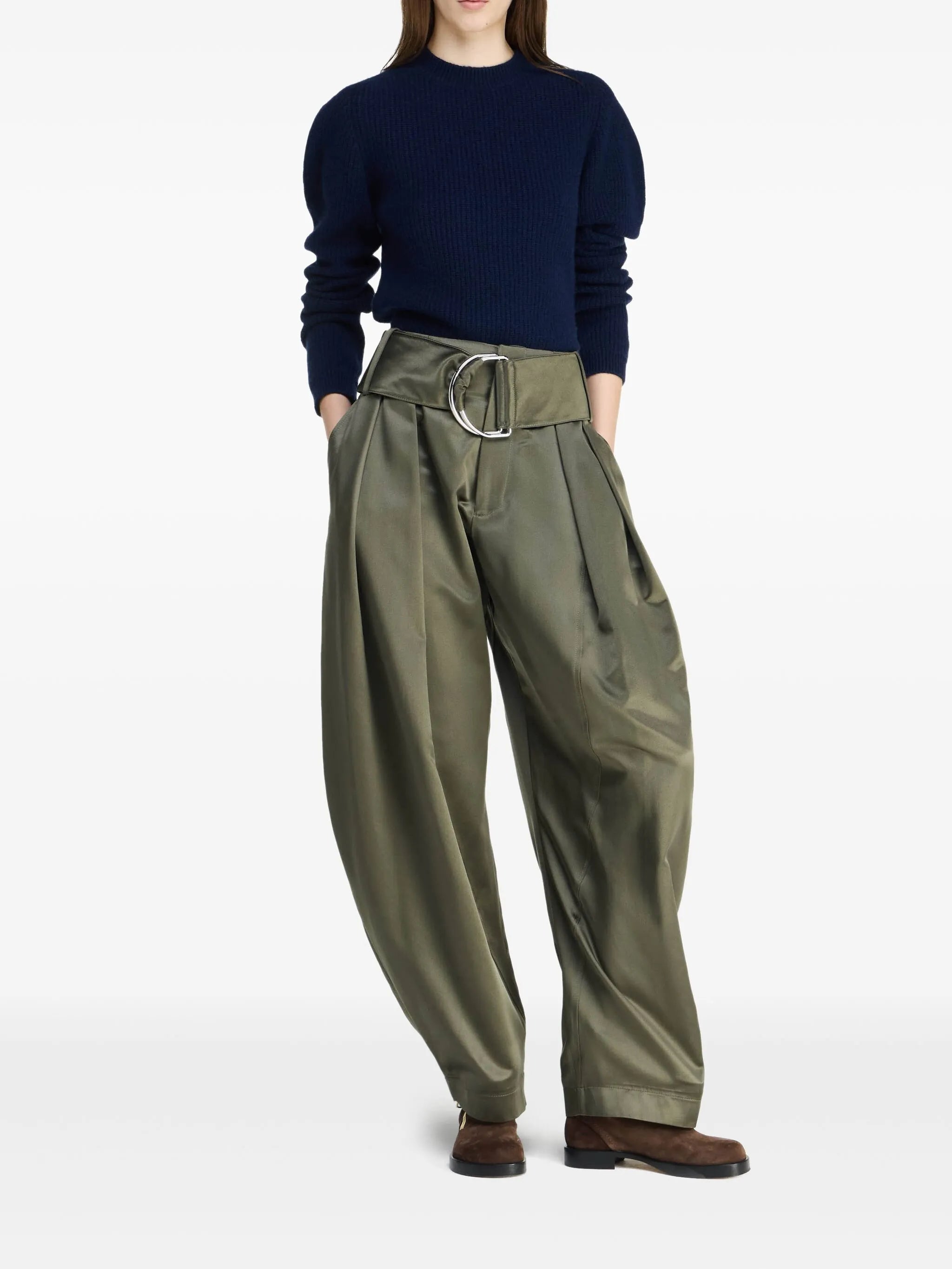 pleated trousers