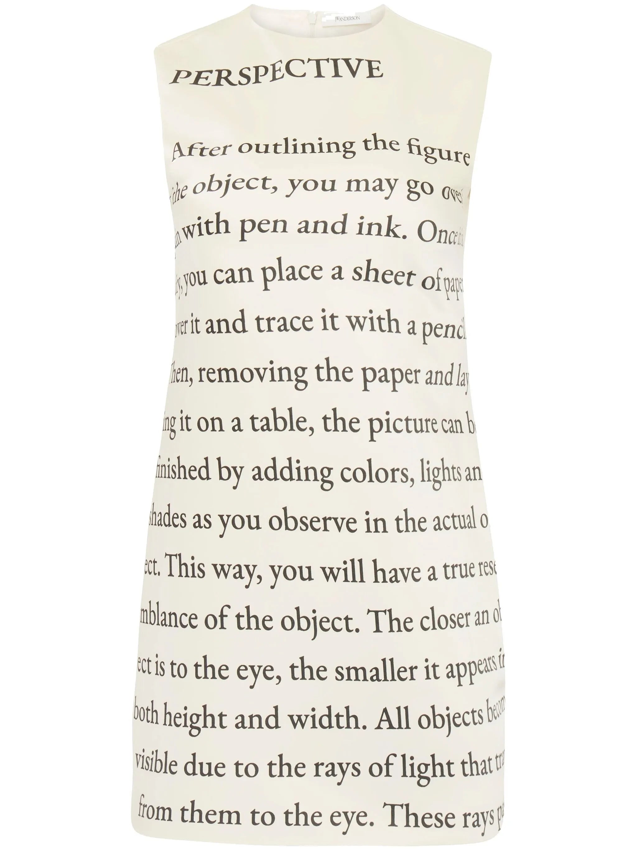 text-print mini dress