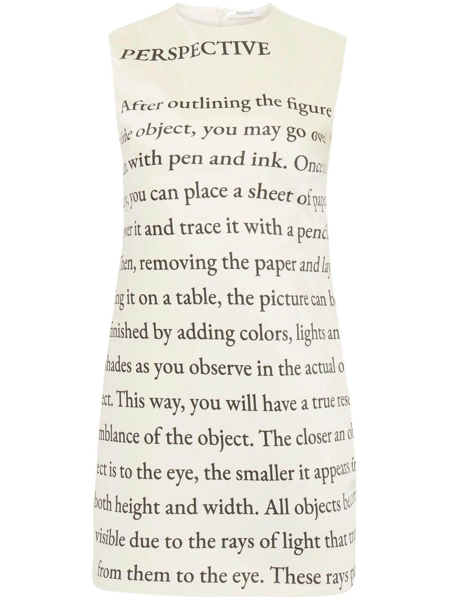 text-print mini dress