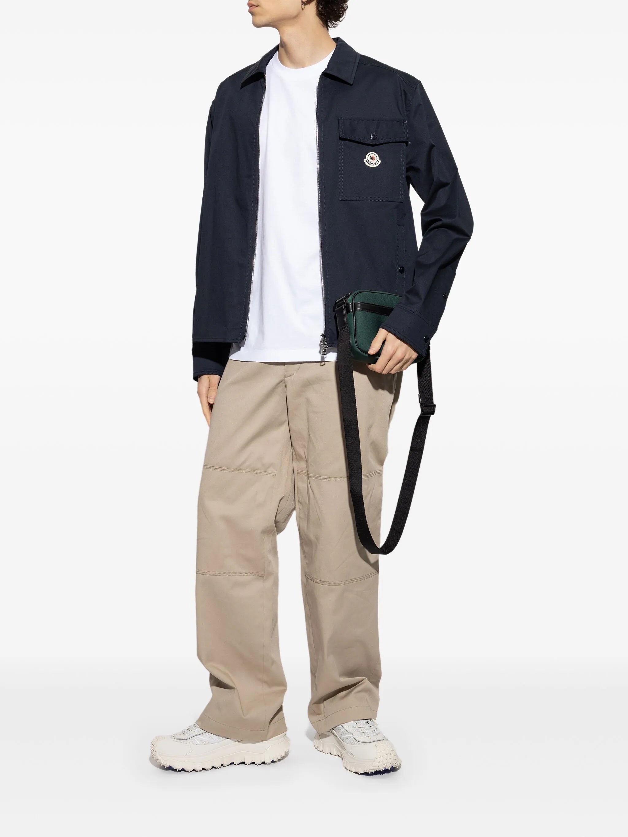 gabardine shirt jacket