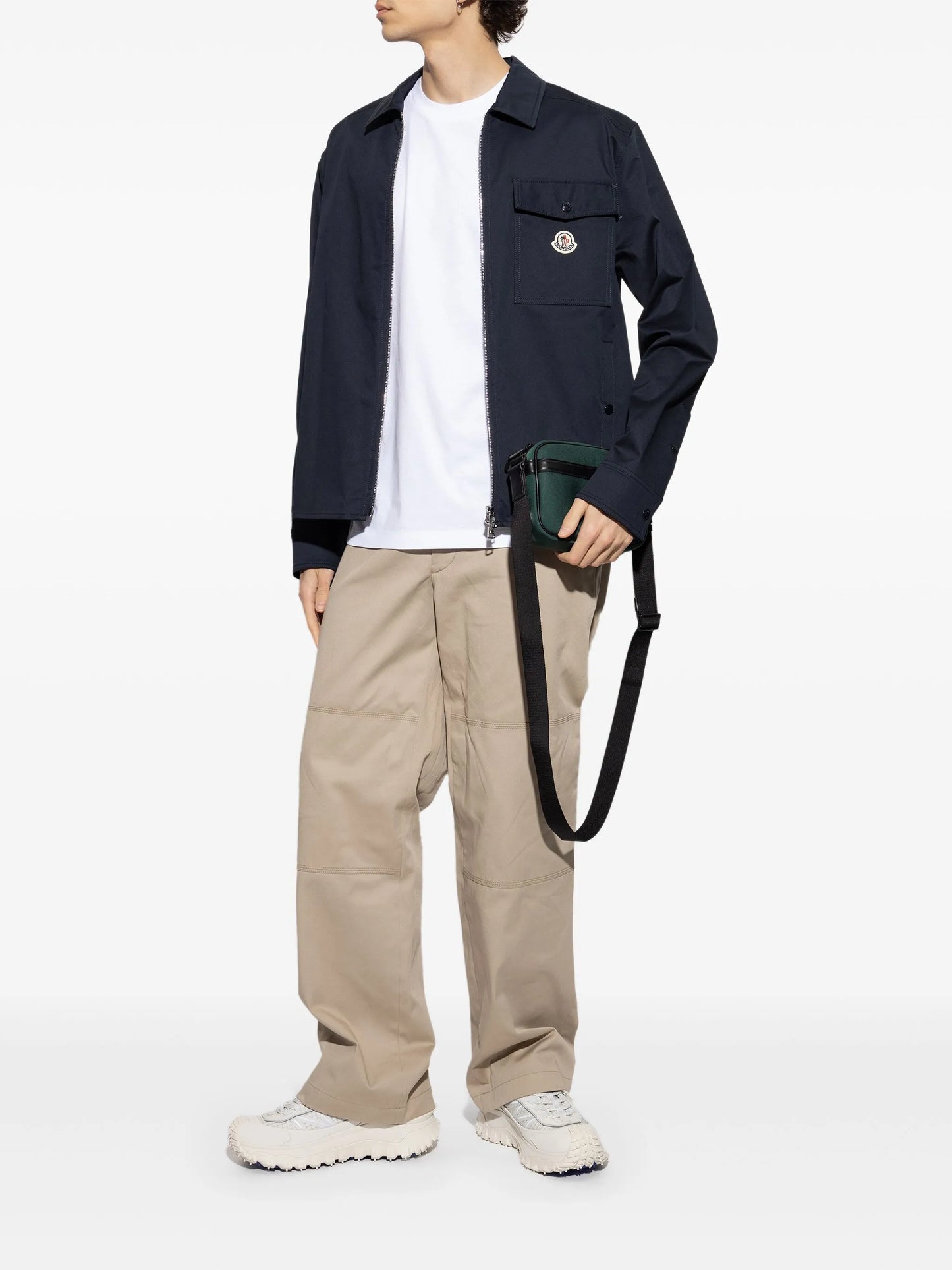 gabardine shirt jacket
