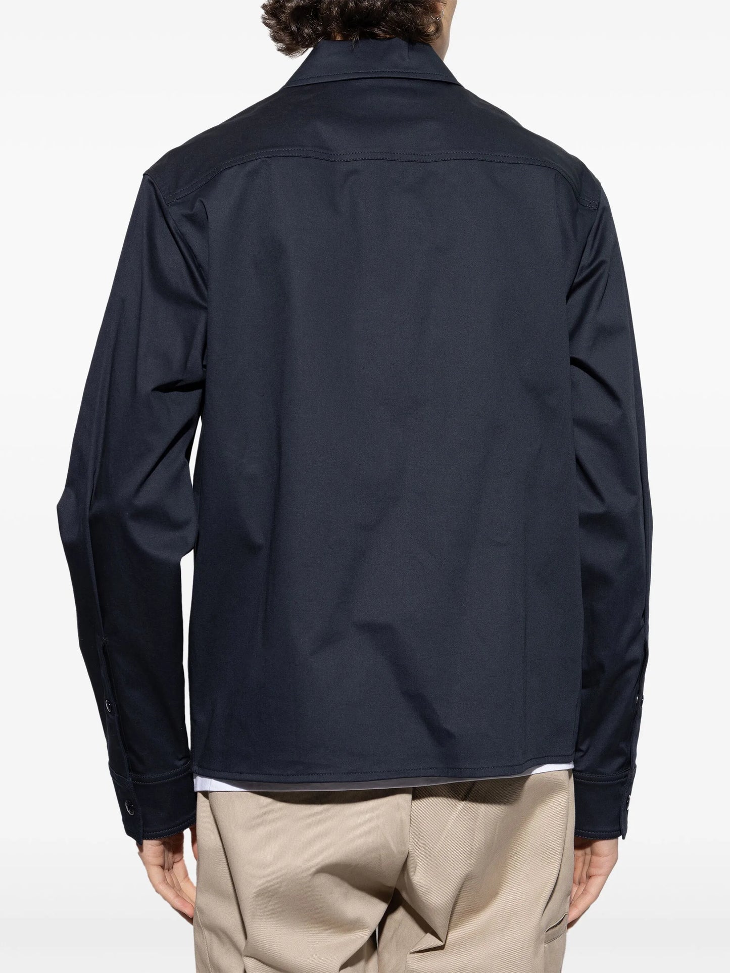gabardine shirt jacket