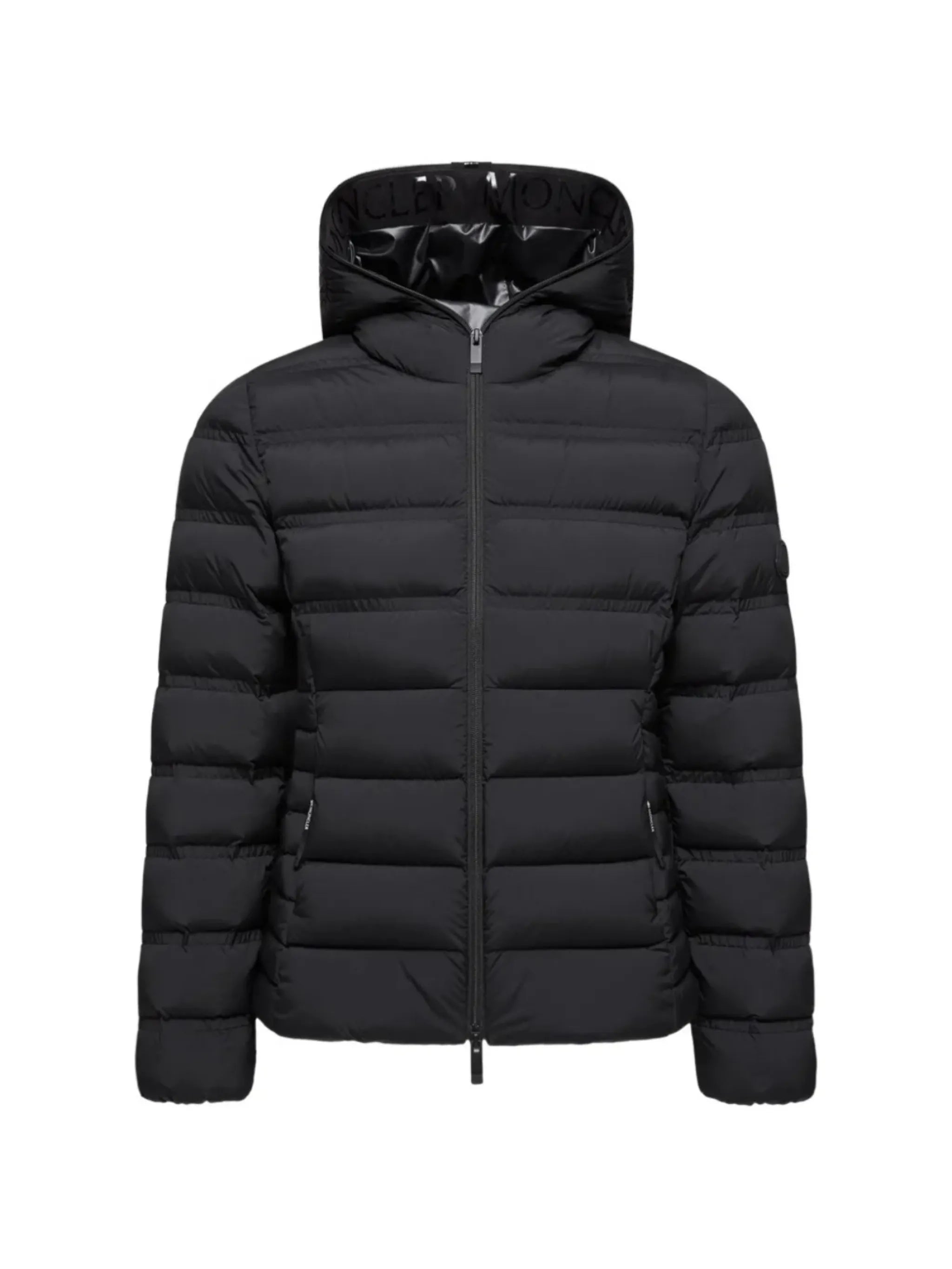 hooded quilted jacket