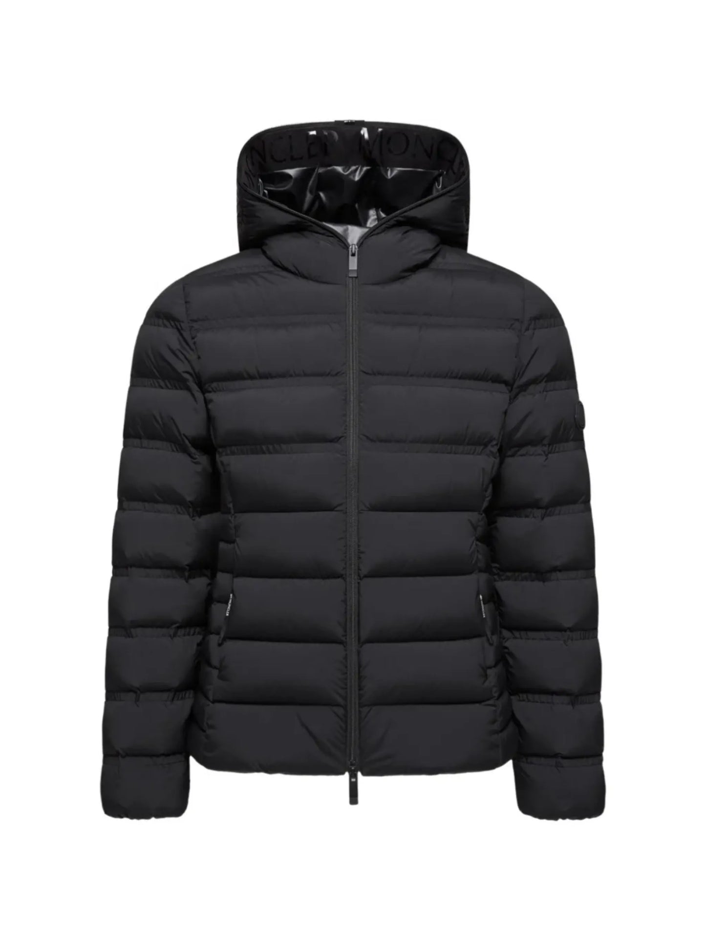 hooded quilted jacket