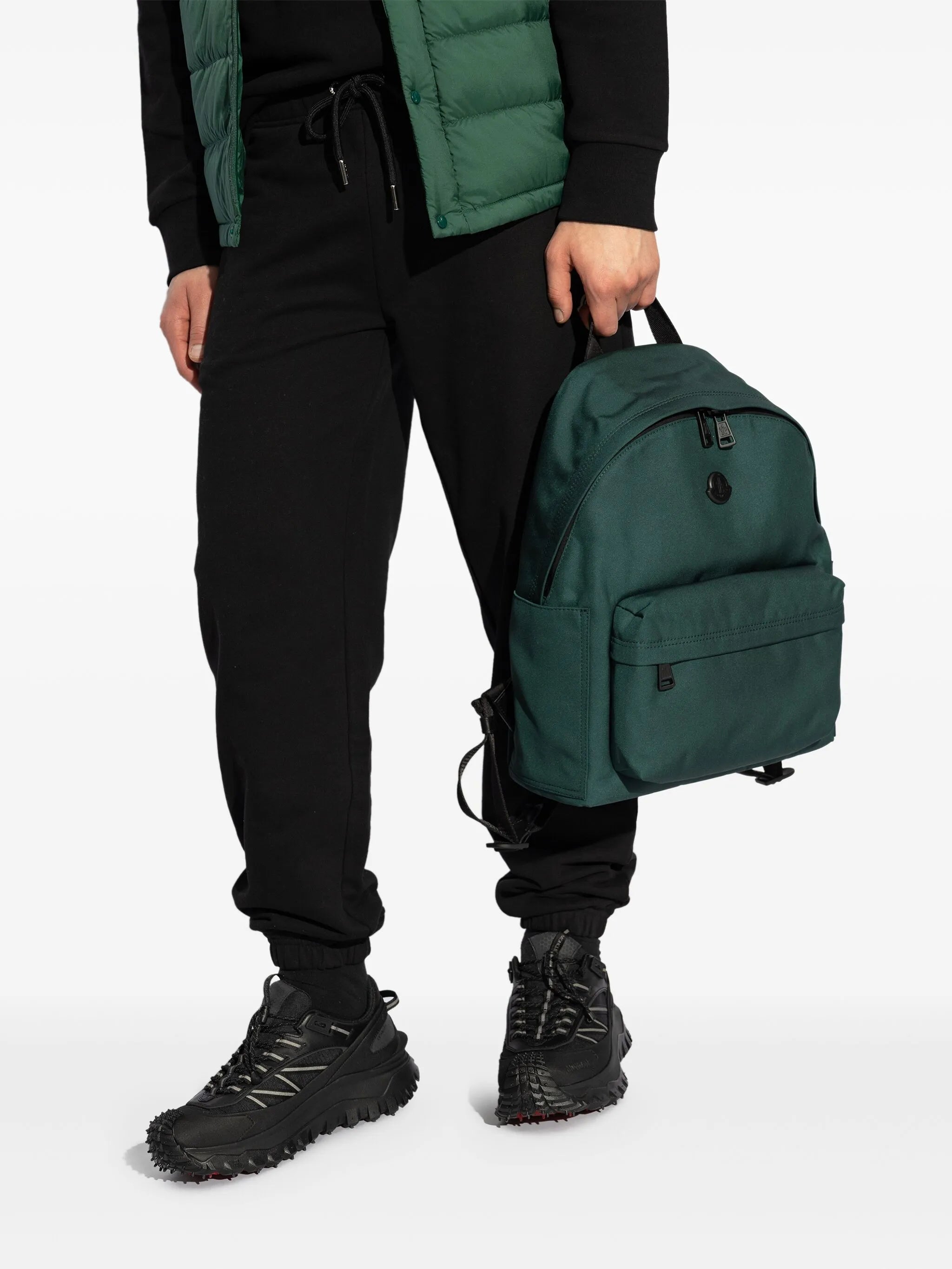 New Pierrick metal logo backpack