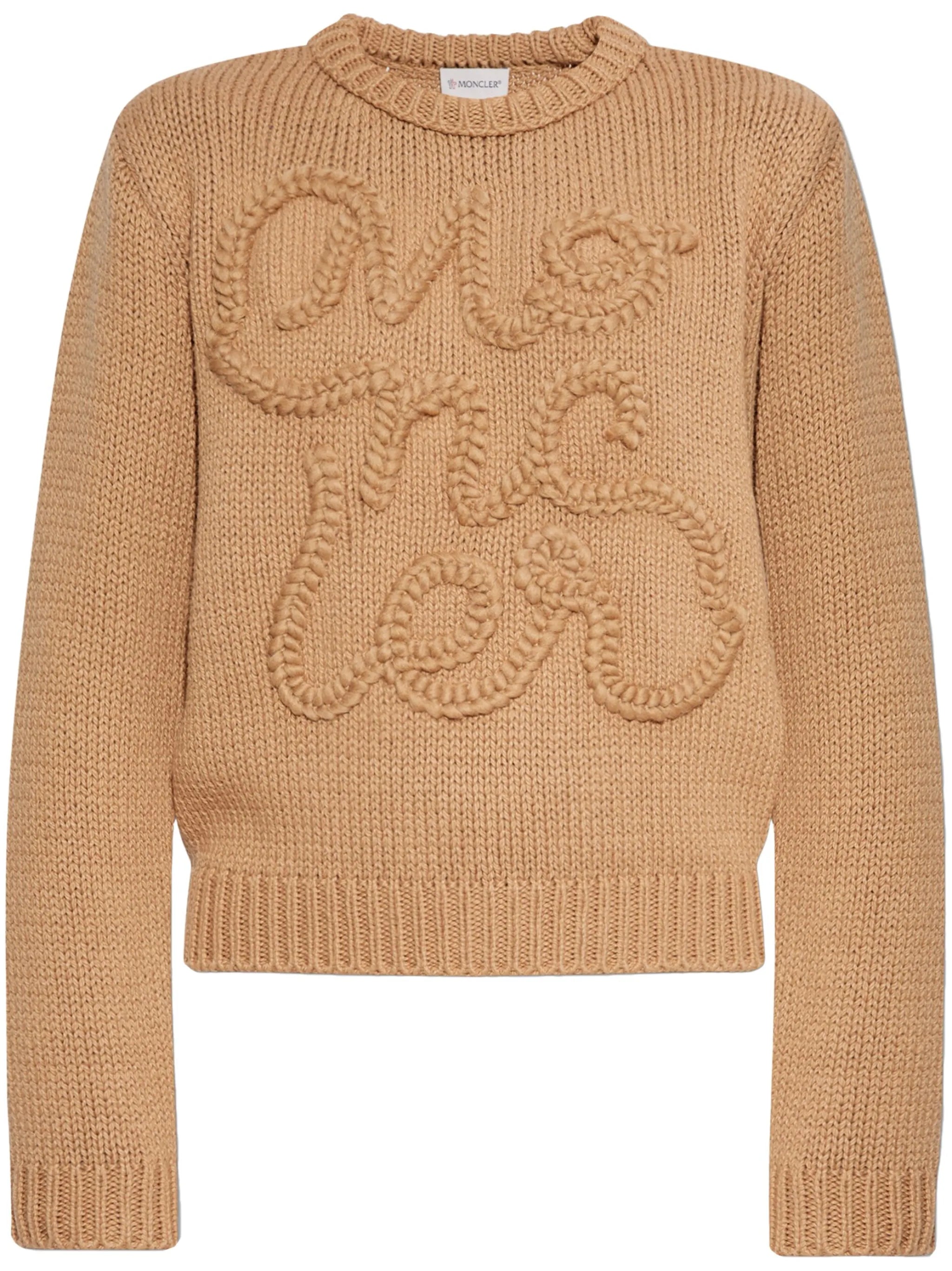 logo-embroidered cotton sweatshirt