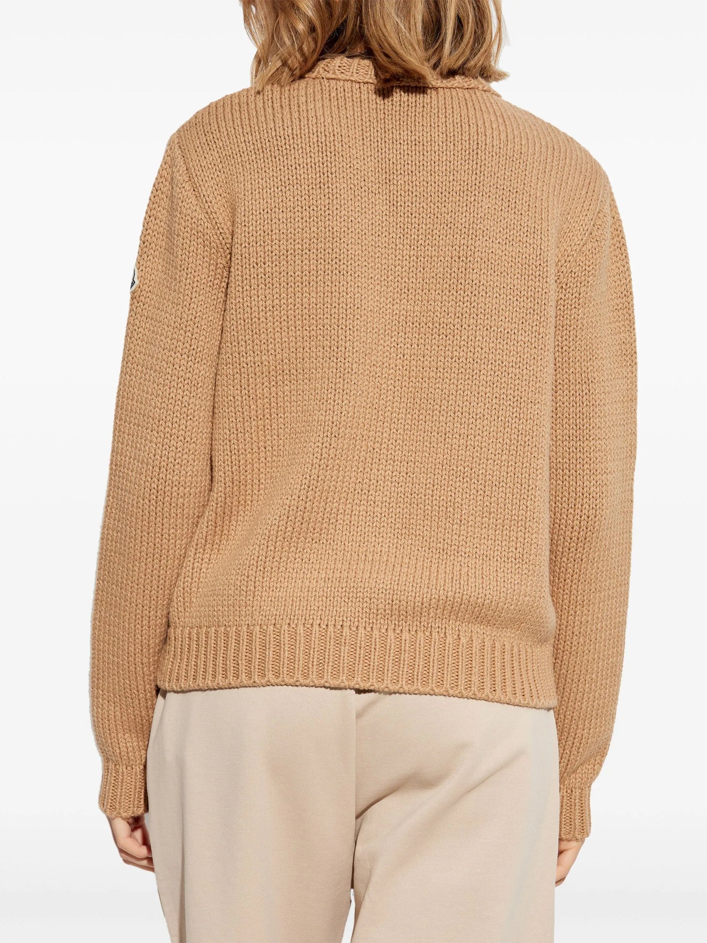 logo-embroidered cotton sweatshirt