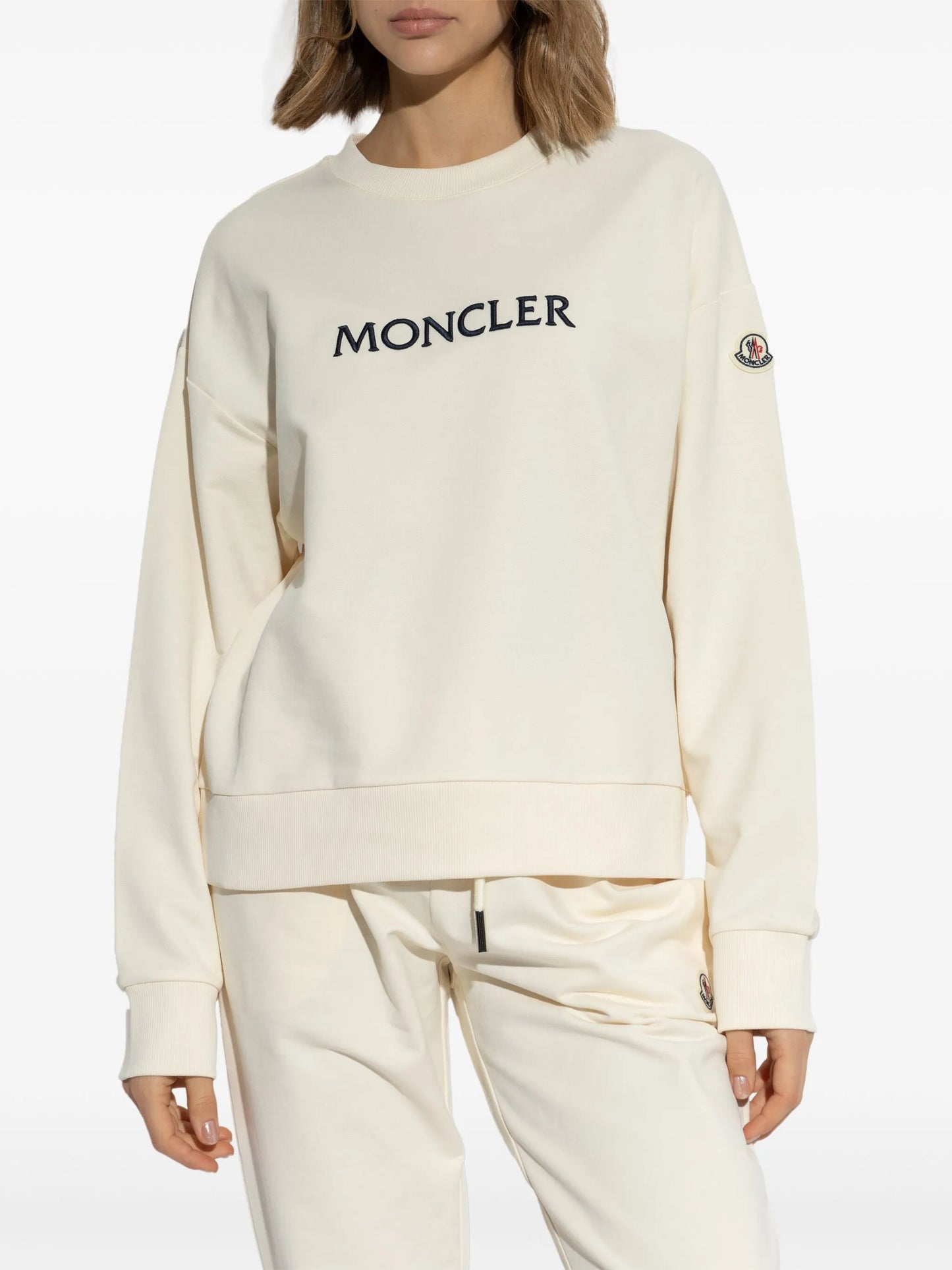 logo-embroidered cotton sweater