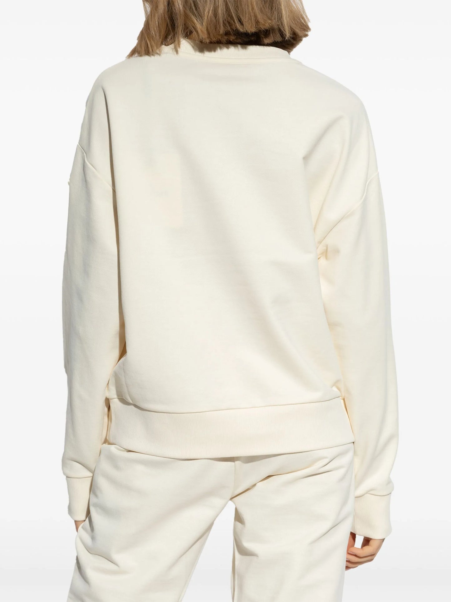 logo-embroidered cotton sweater