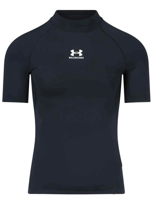 x Under Armour® mock neck T-shirt