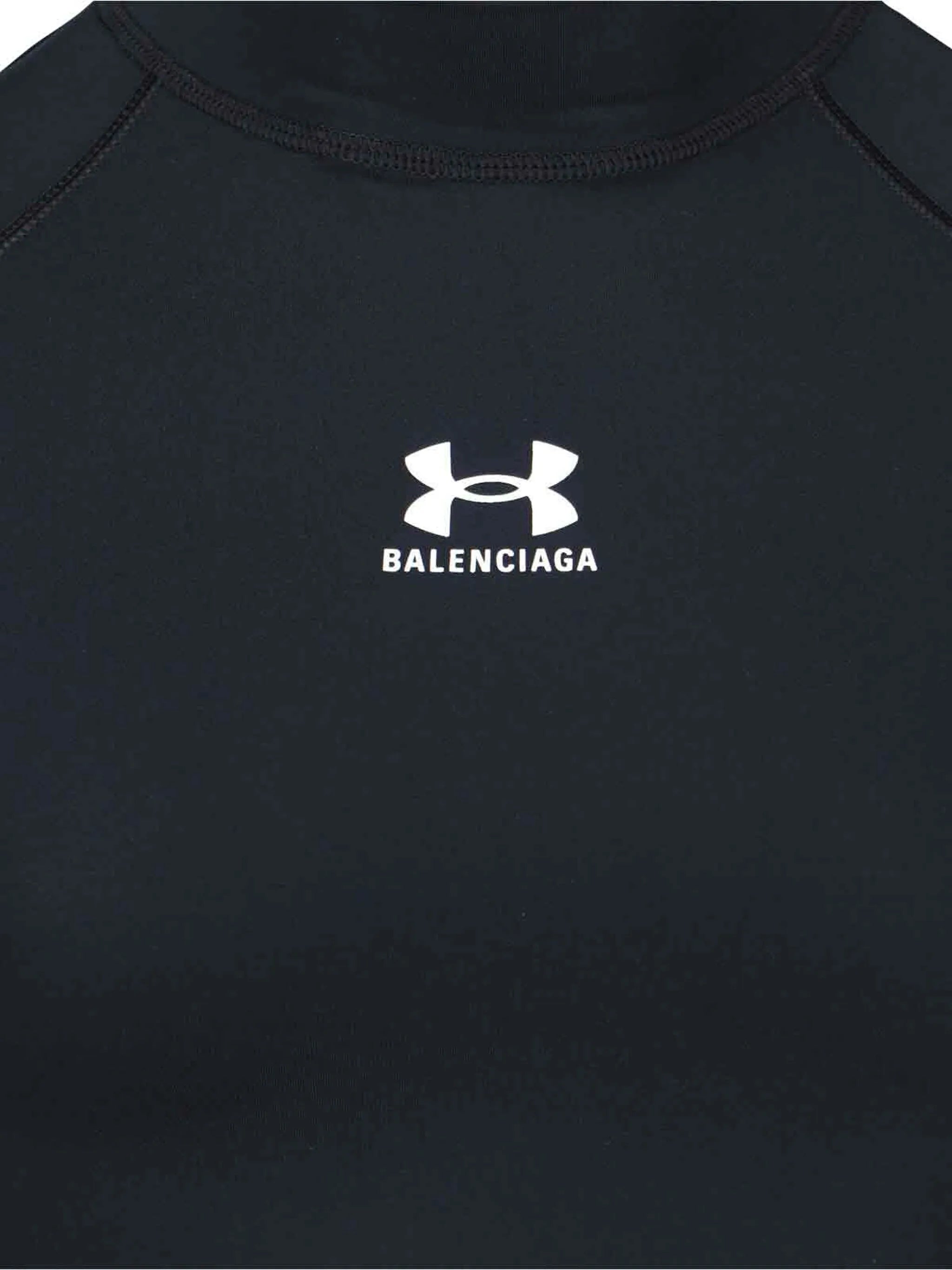 x Under Armour® mock neck T-shirt