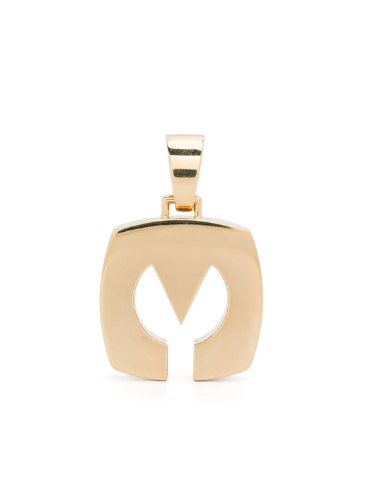18KT yellow gold Splendente Letter pendant