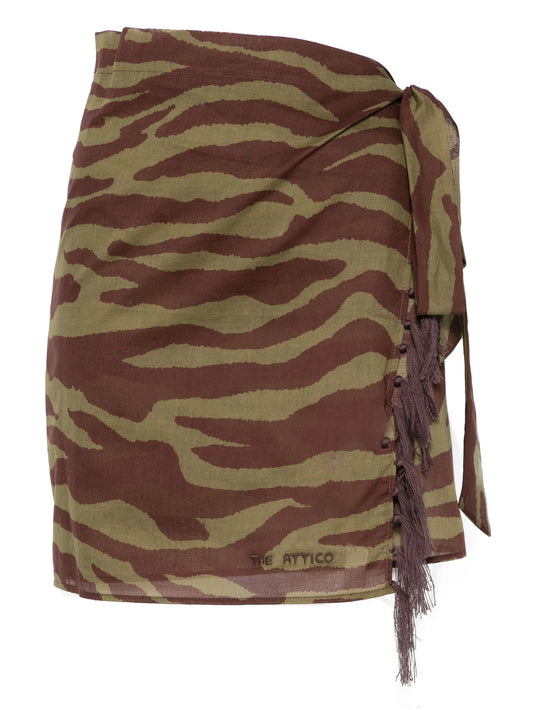 zebra-print pareo