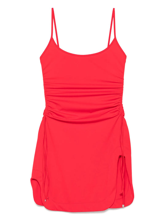 adjustable-side straps mini dress