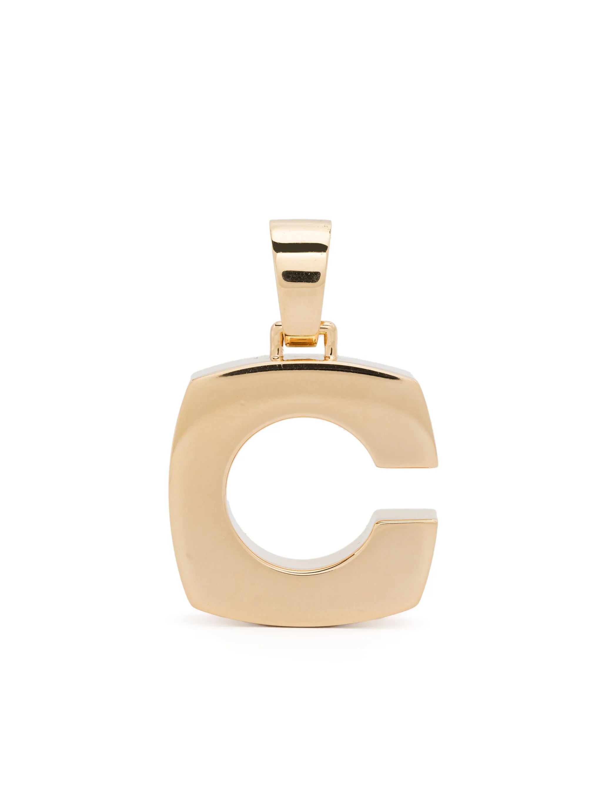 18KT yellow gold Splendente Letter pendant