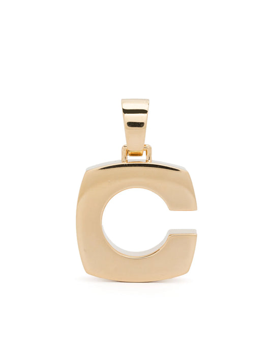 18KT yellow gold Splendente Letter pendant